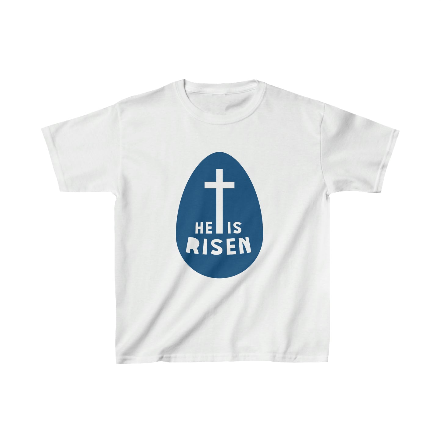 Easter Egg- He is Risen Kids Heavy Cotton™ Tee