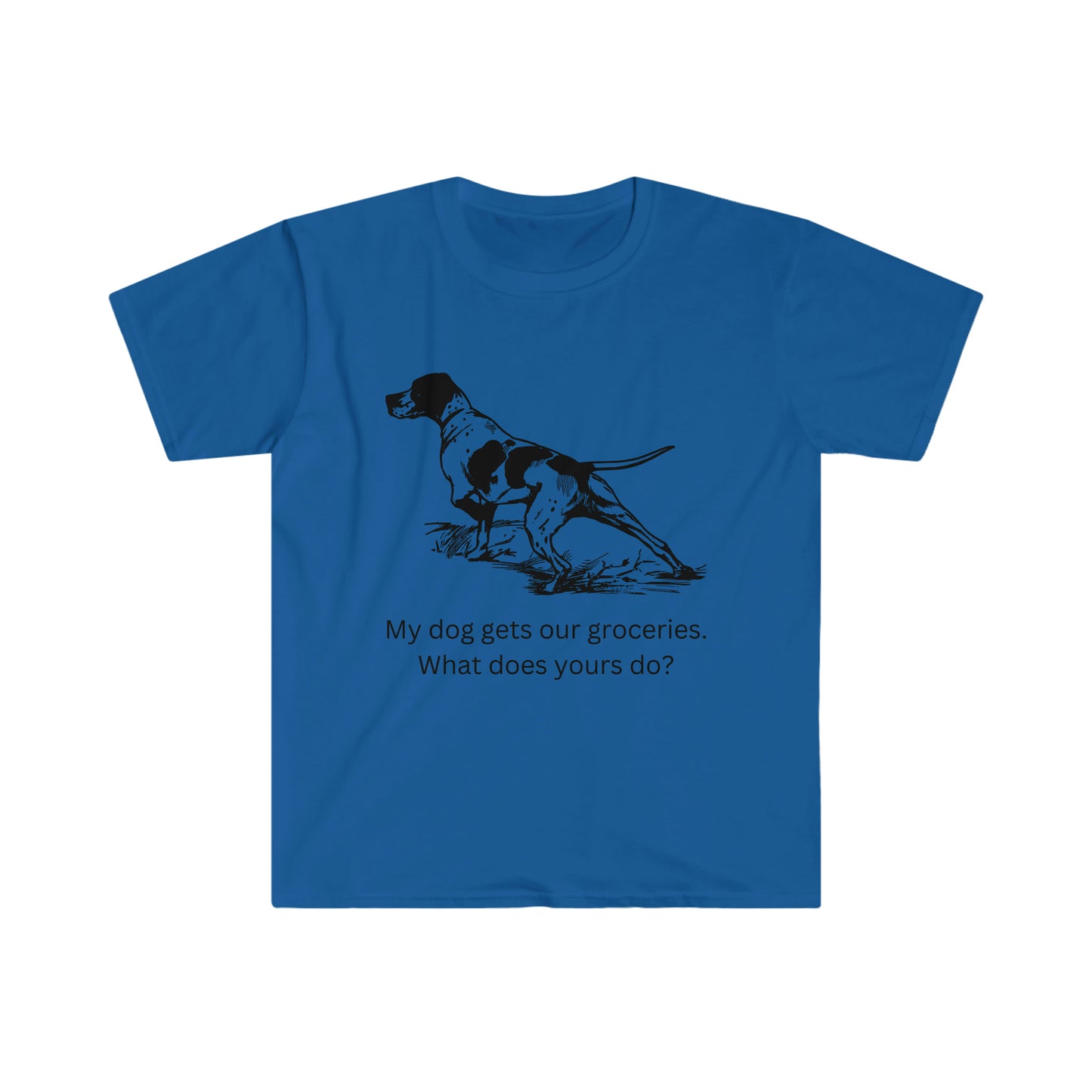 Hunting Dog Unisex Softstyle T-Shirt Graphic Tees