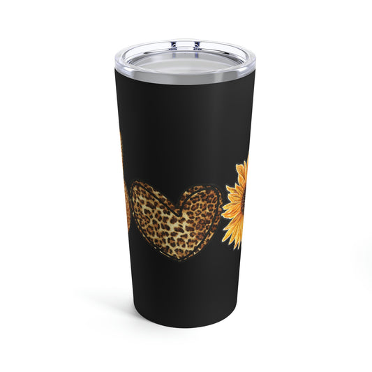 Peace Love Sunflower Tumbler 20oz drinkware