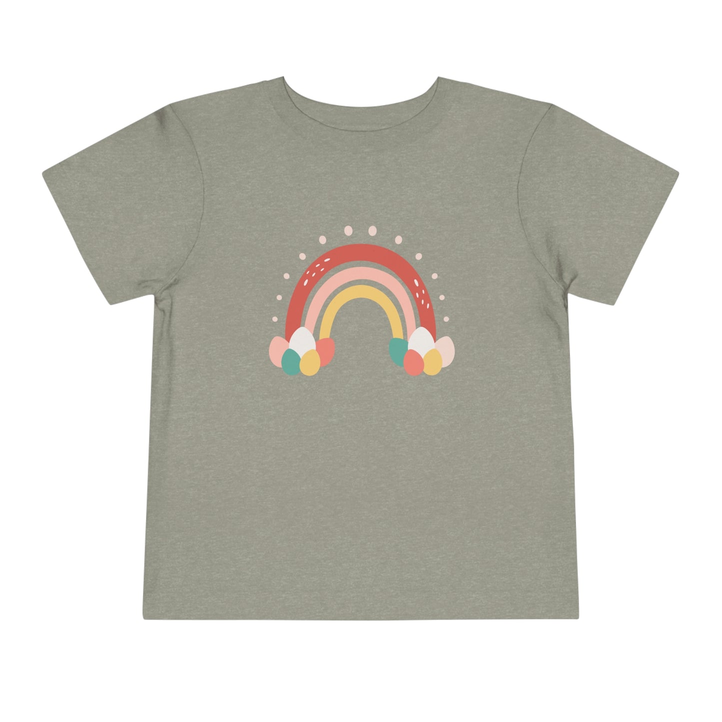 Easter Rainbow Toddler Short Sleeve Kids Apparel