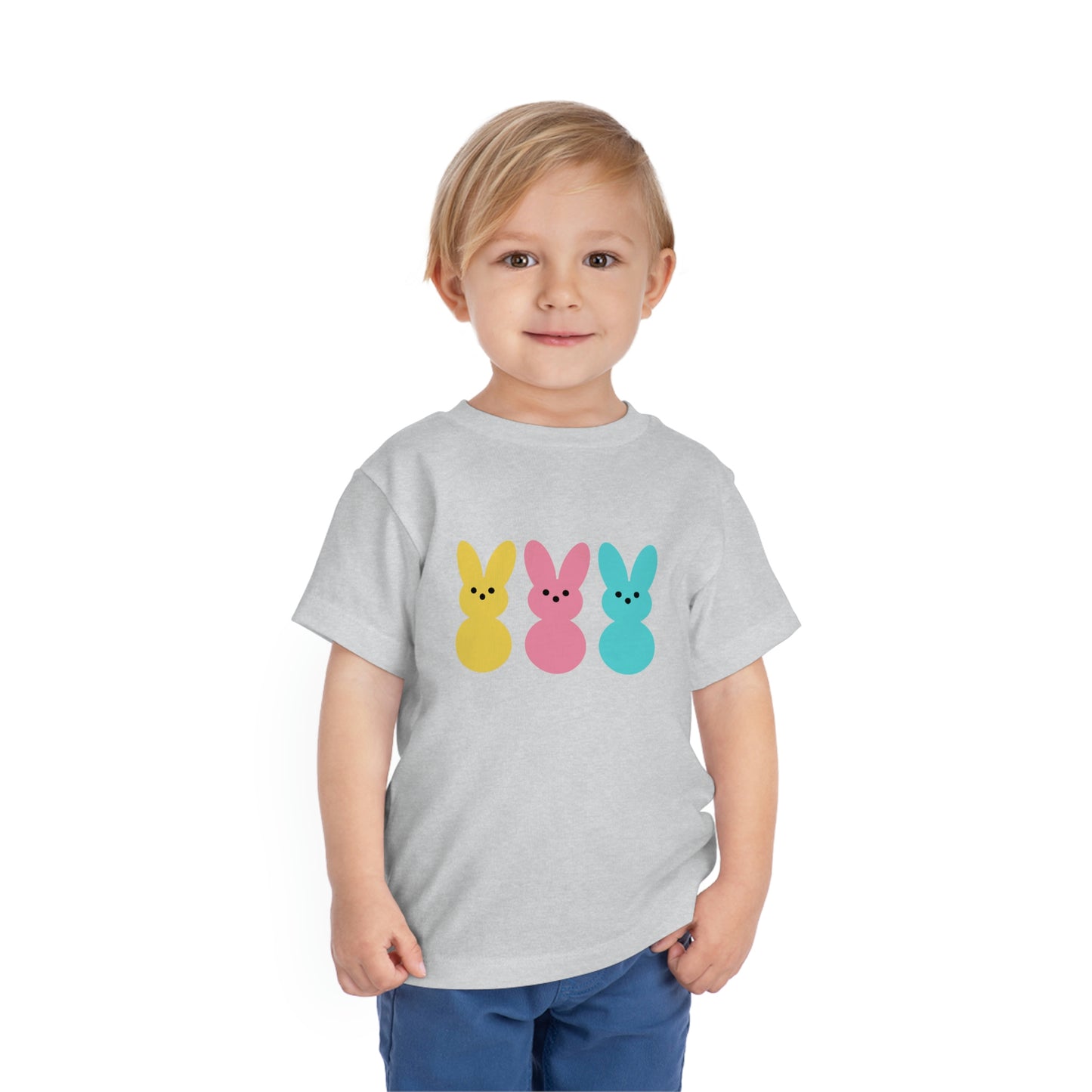 3 bunny's Easter Toddler Short Sleeve Tee Kids Apparel