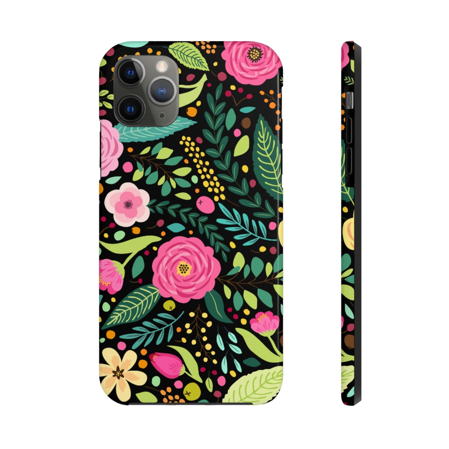 Floral and Leaves Tough Phone Cases, Case-Mate Phone Case