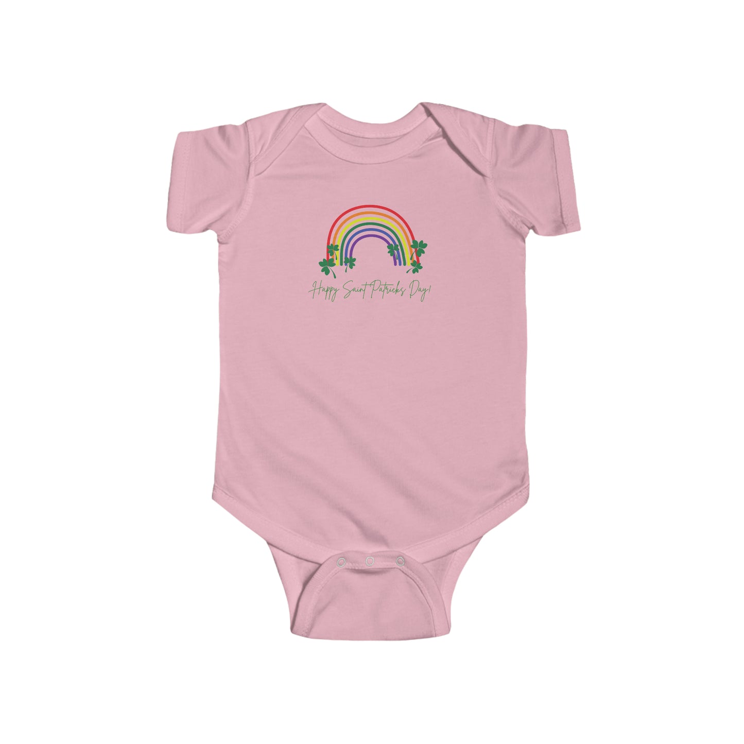 Saint Patrick's Day Rainbow Infant Fine Jersey Bodysuit Kids Apparel