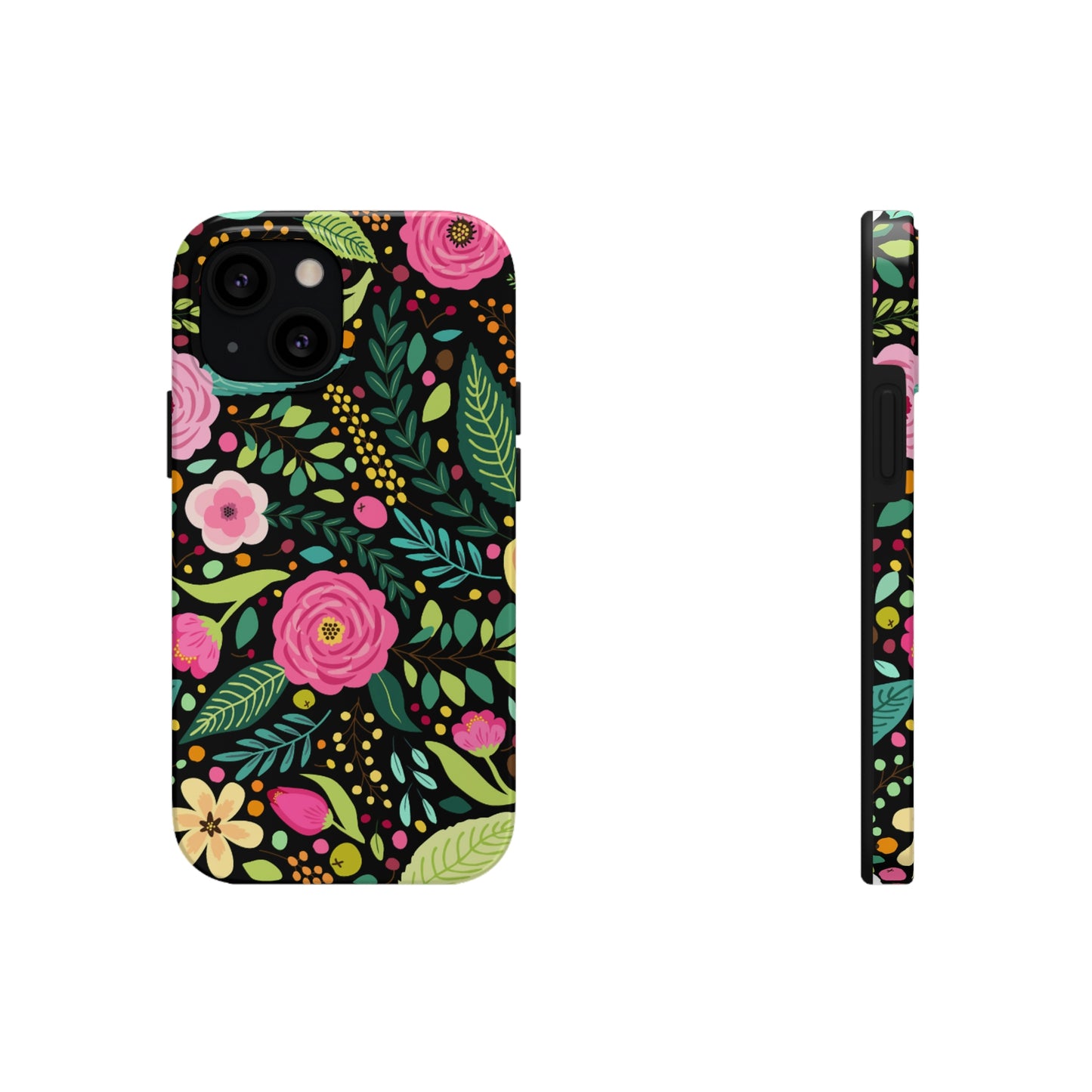 Floral and Leaves Tough Phone Cases, Case-Mate Phone Case