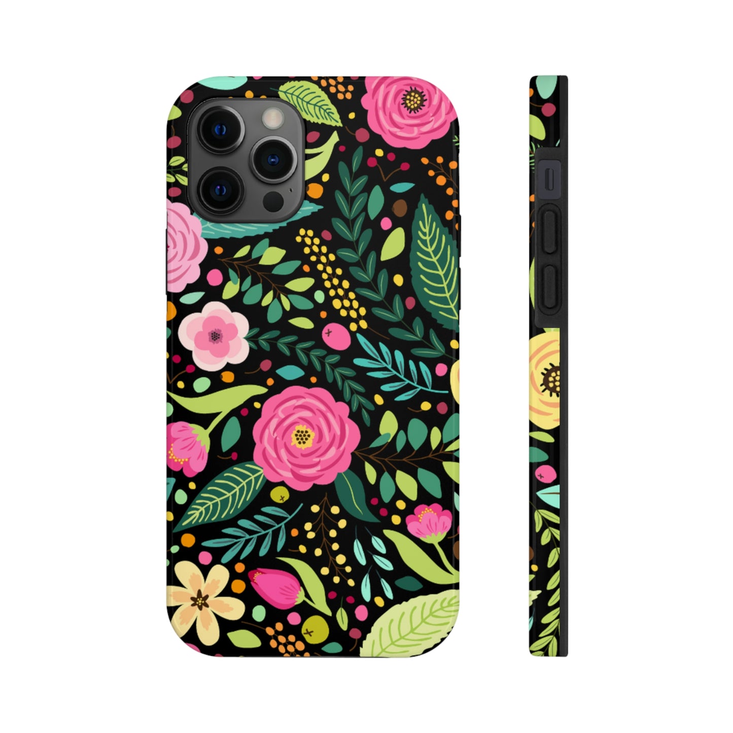 Floral and Leaves Tough Phone Cases, Case-Mate Phone Case