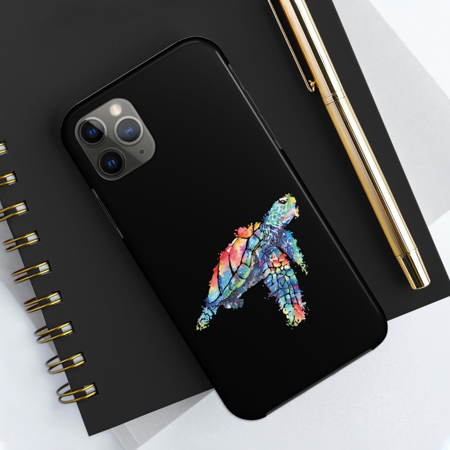 Multicolor Turtle Tough Phone Cases, Case-Mate Phone Case