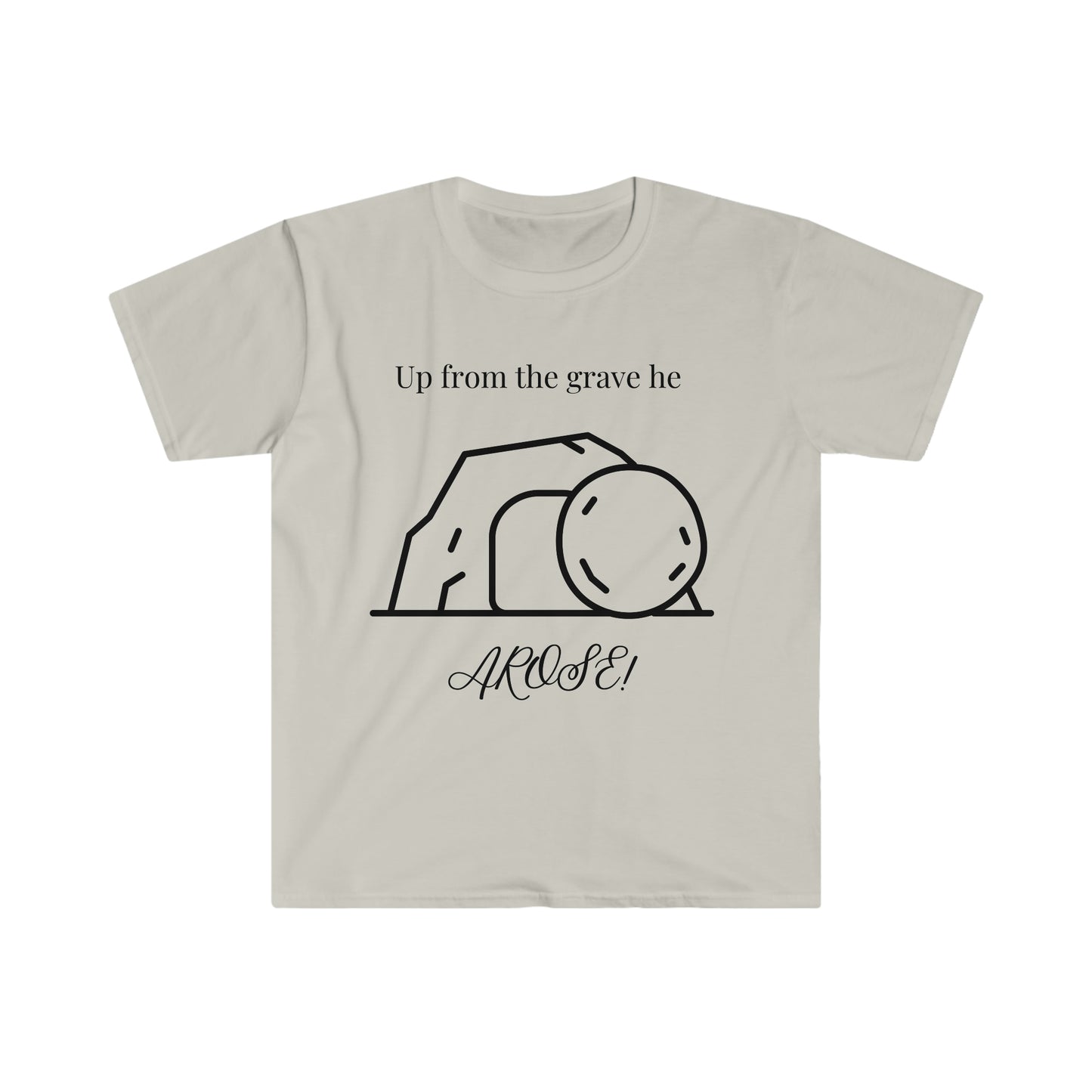 Up from the grave he AROSE Unisex Softstyle T-Shirt Graphic Tees