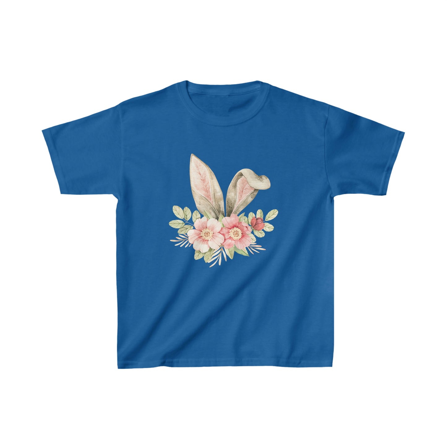 Floral Bunny Ears Kids Heavy Cotton™ Tee