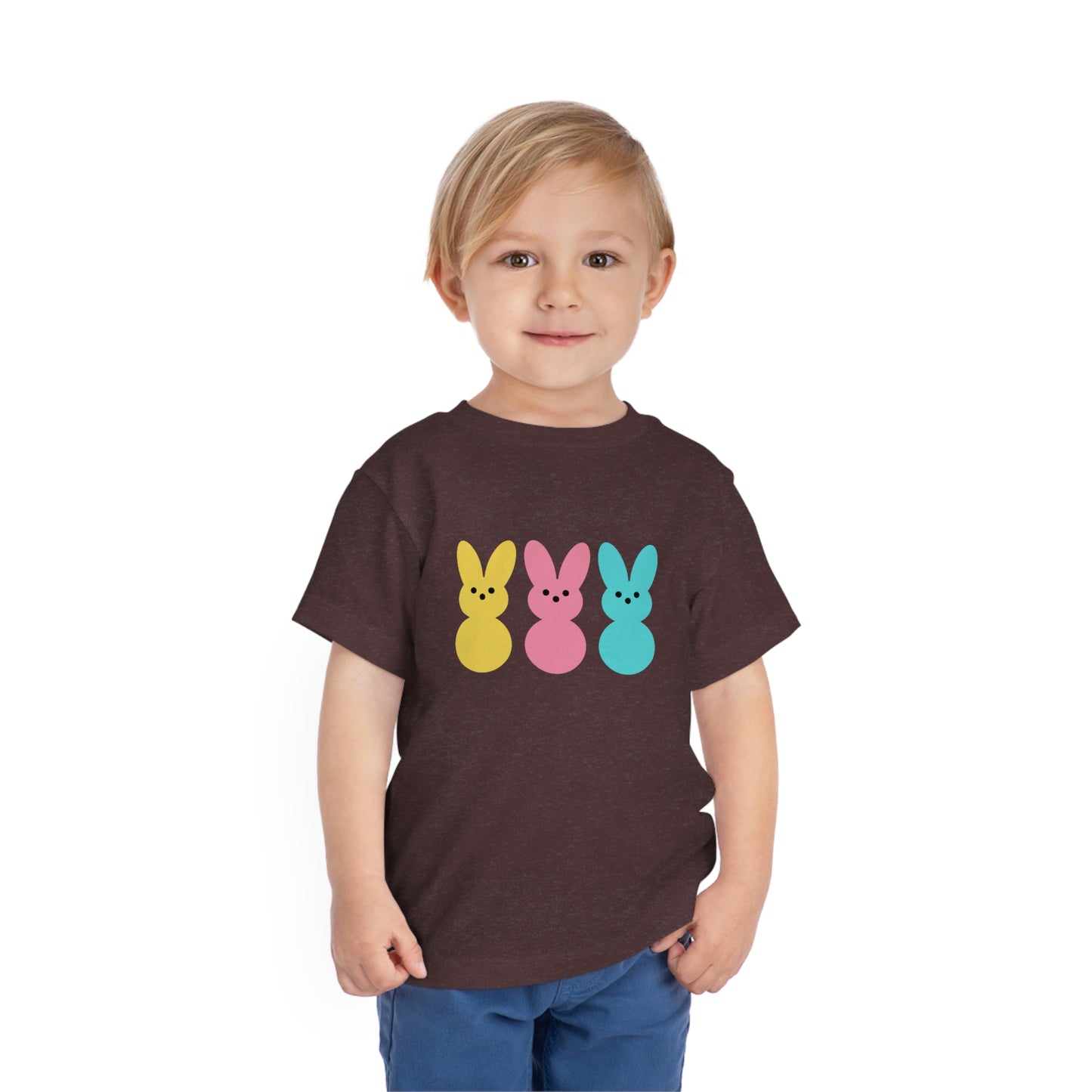 3 bunny's Easter Toddler Short Sleeve Tee Kids Apparel