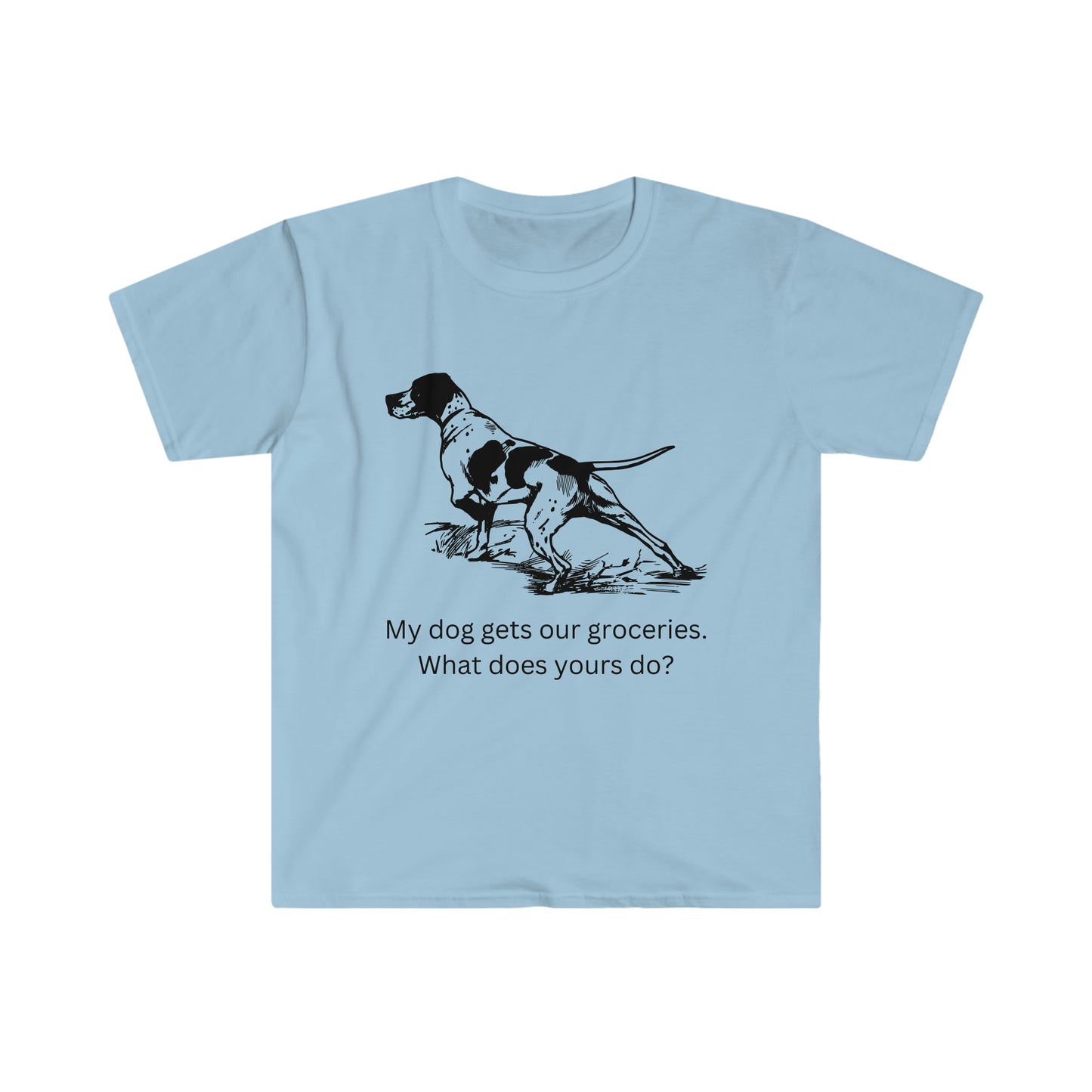 Hunting Dog Unisex Softstyle T-Shirt Graphic Tees