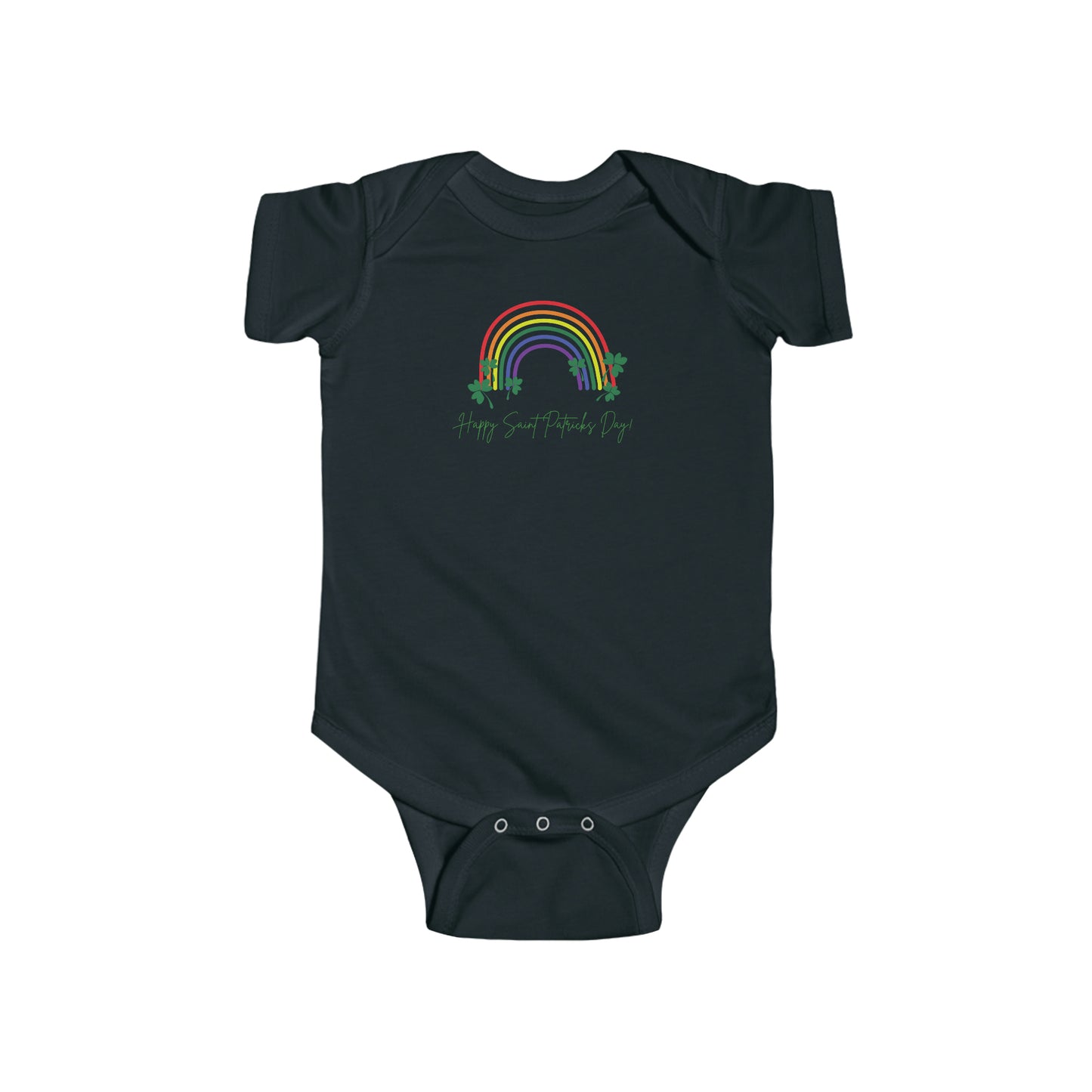 Saint Patrick's Day Rainbow Infant Fine Jersey Bodysuit Kids Apparel