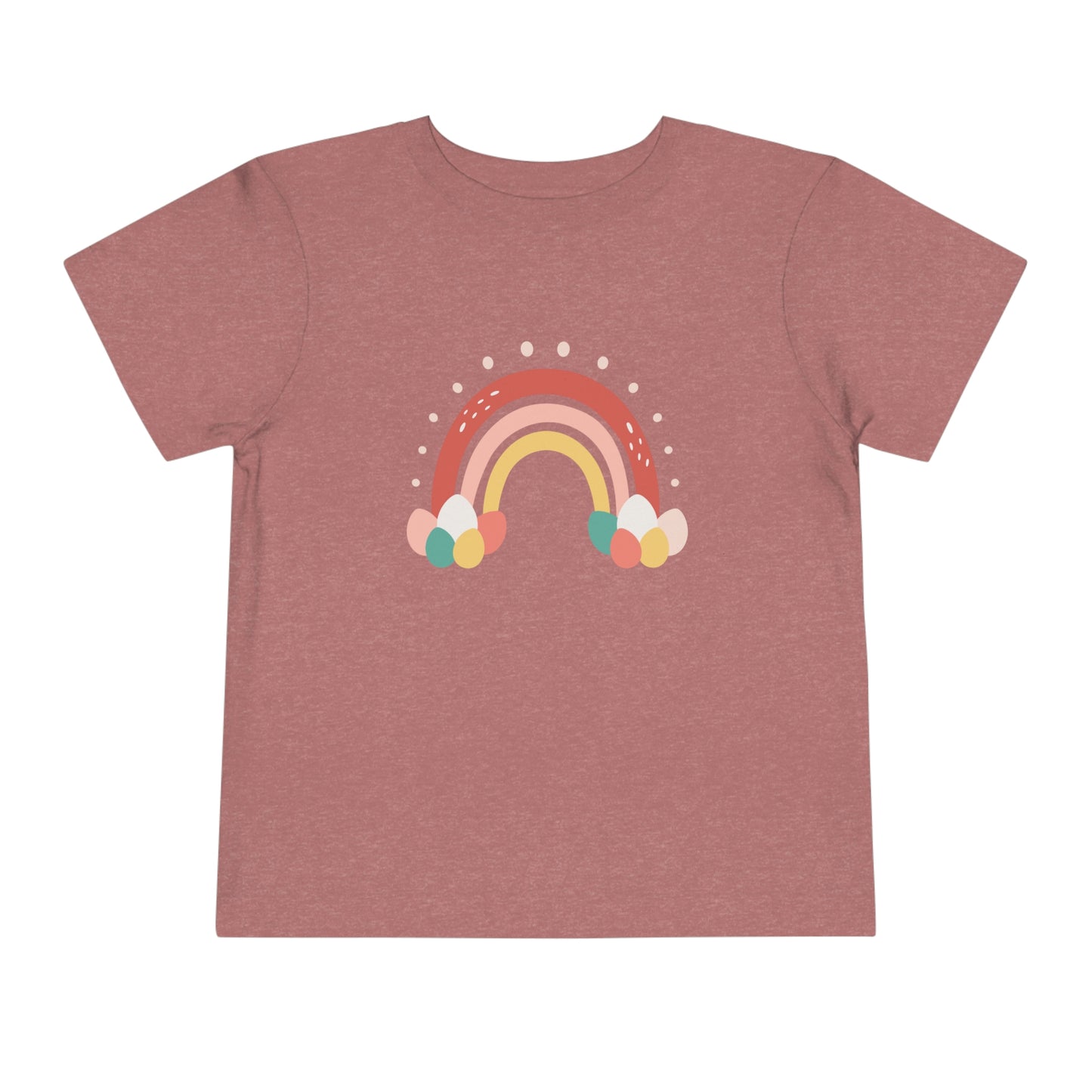 Easter Rainbow Toddler Short Sleeve Kids Apparel