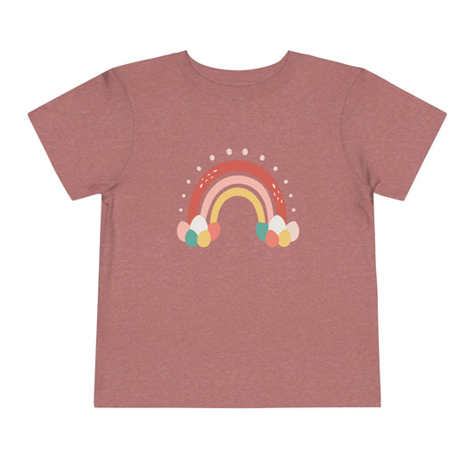 Easter Rainbow Toddler Short Sleeve Kids Apparel