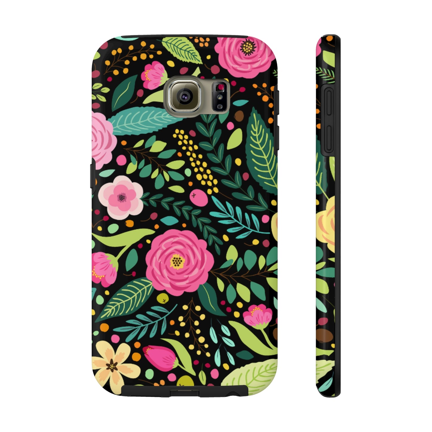 Floral and Leaves Tough Phone Cases, Case-Mate Phone Case