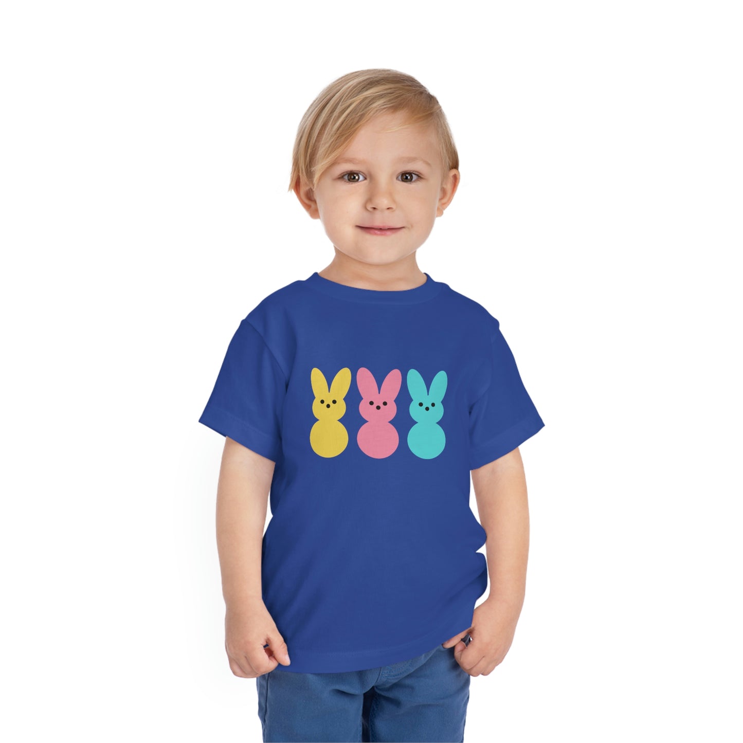 3 bunny's Easter Toddler Short Sleeve Tee Kids Apparel