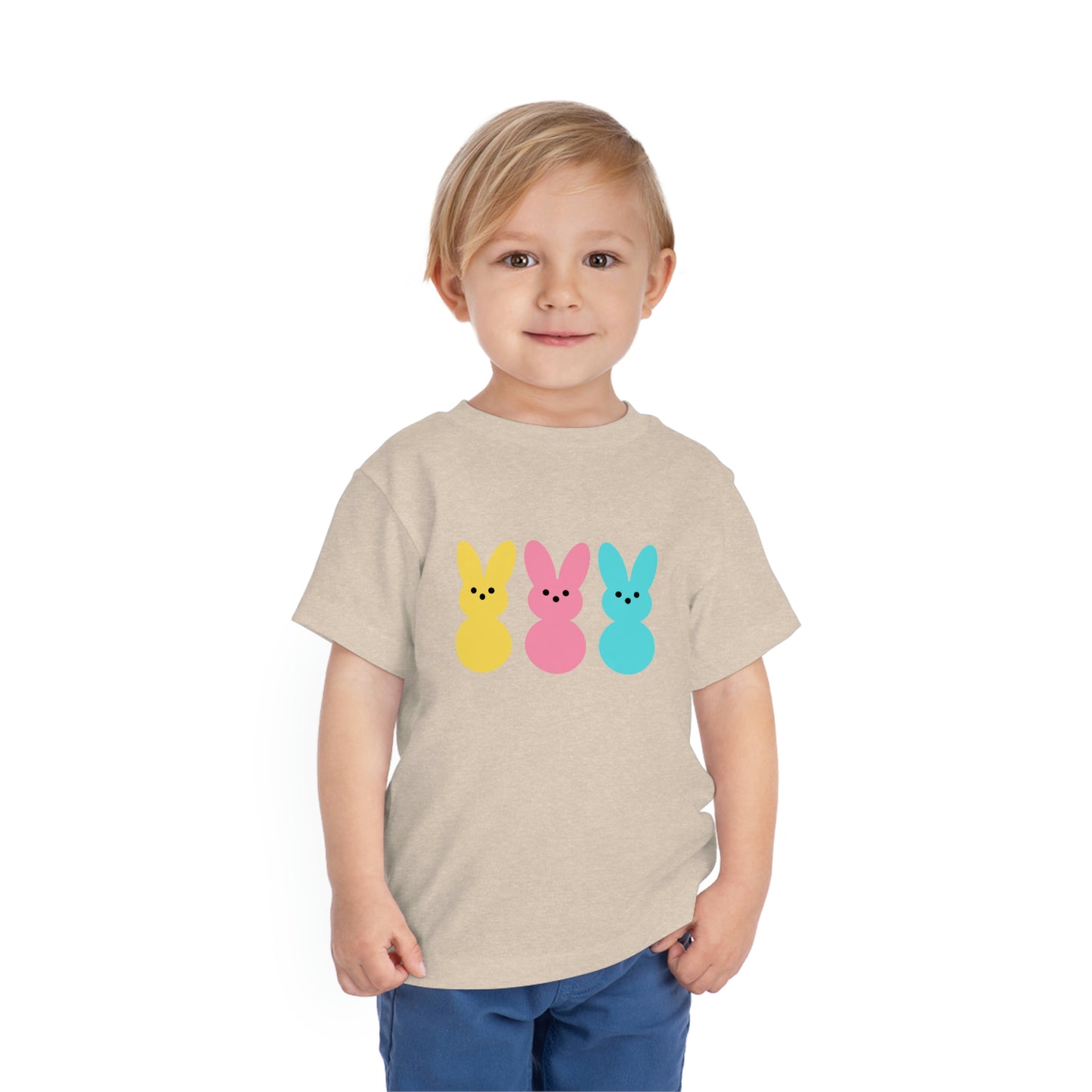 3 bunny's Easter Toddler Short Sleeve Tee Kids Apparel