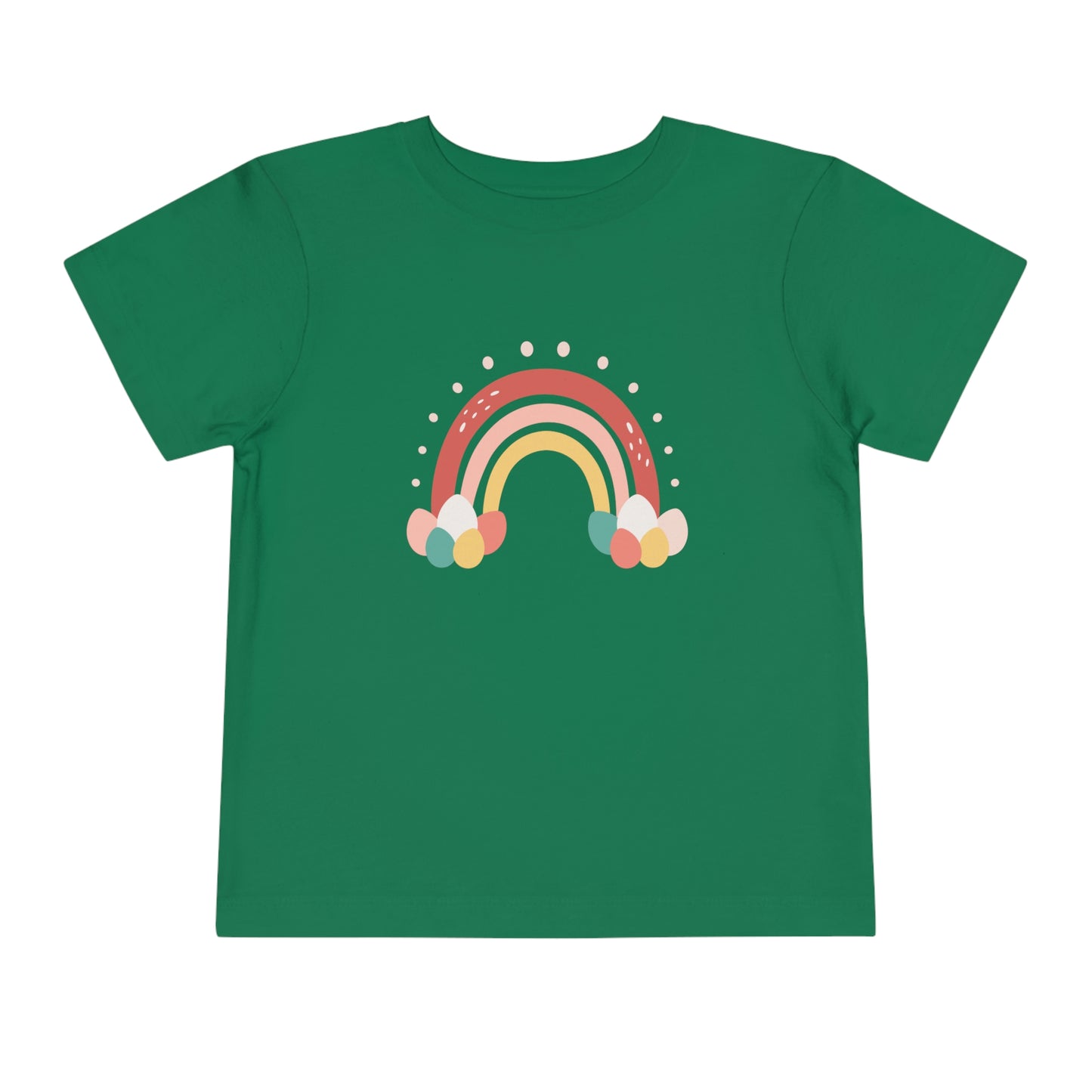 Easter Rainbow Toddler Short Sleeve Kids Apparel