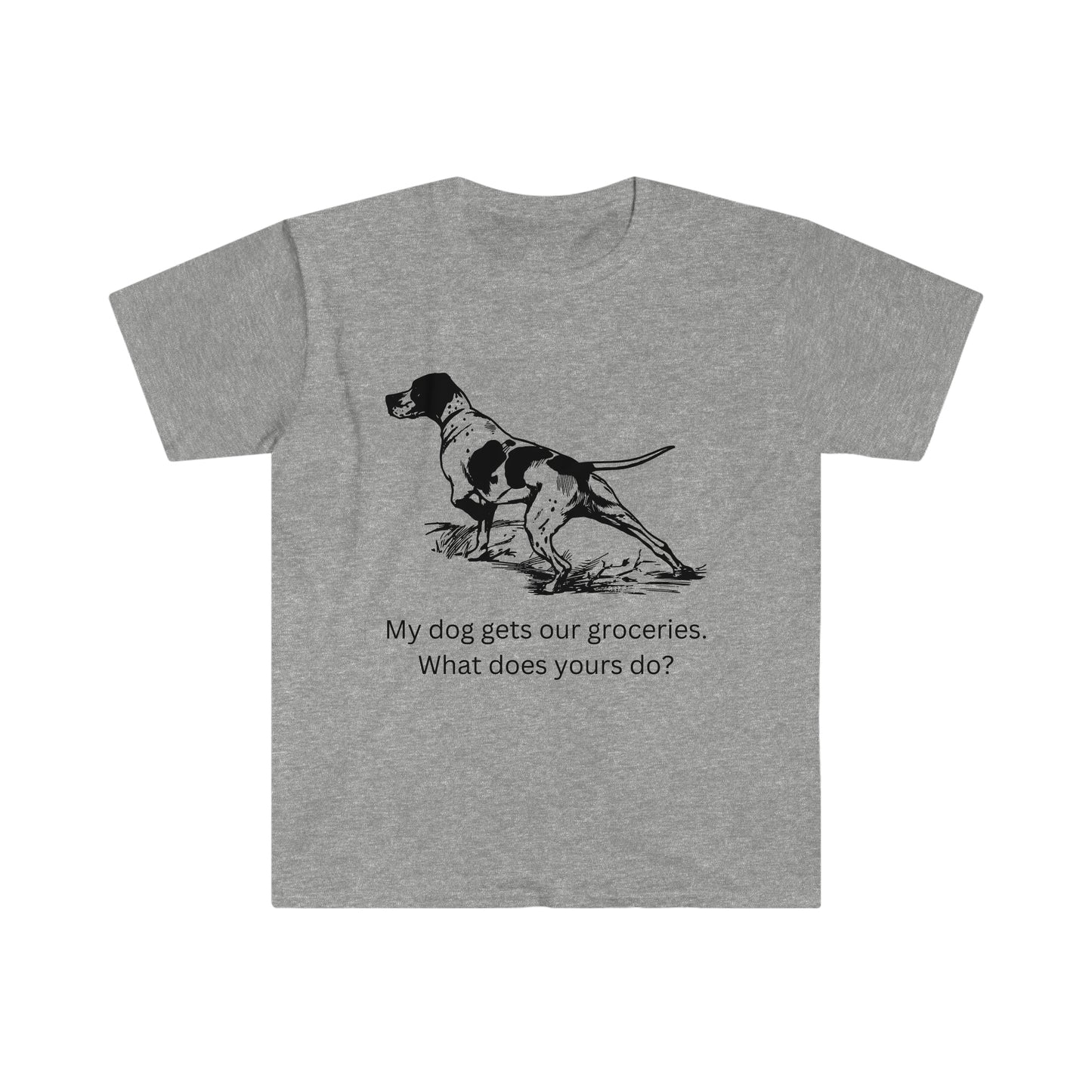 Hunting Dog Unisex Softstyle T-Shirt Graphic Tees