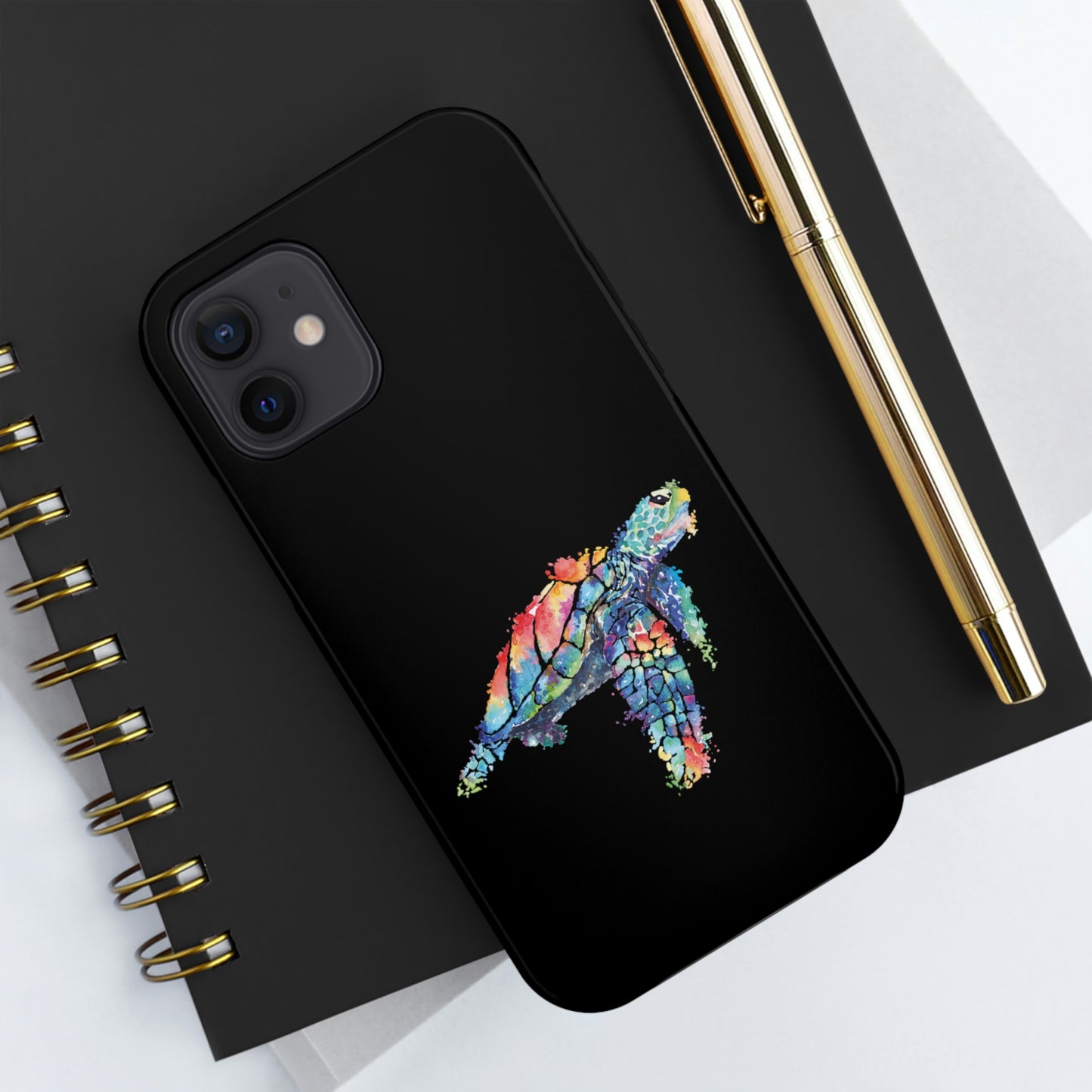 Multicolor Turtle Tough Phone Cases, Case-Mate Phone Case