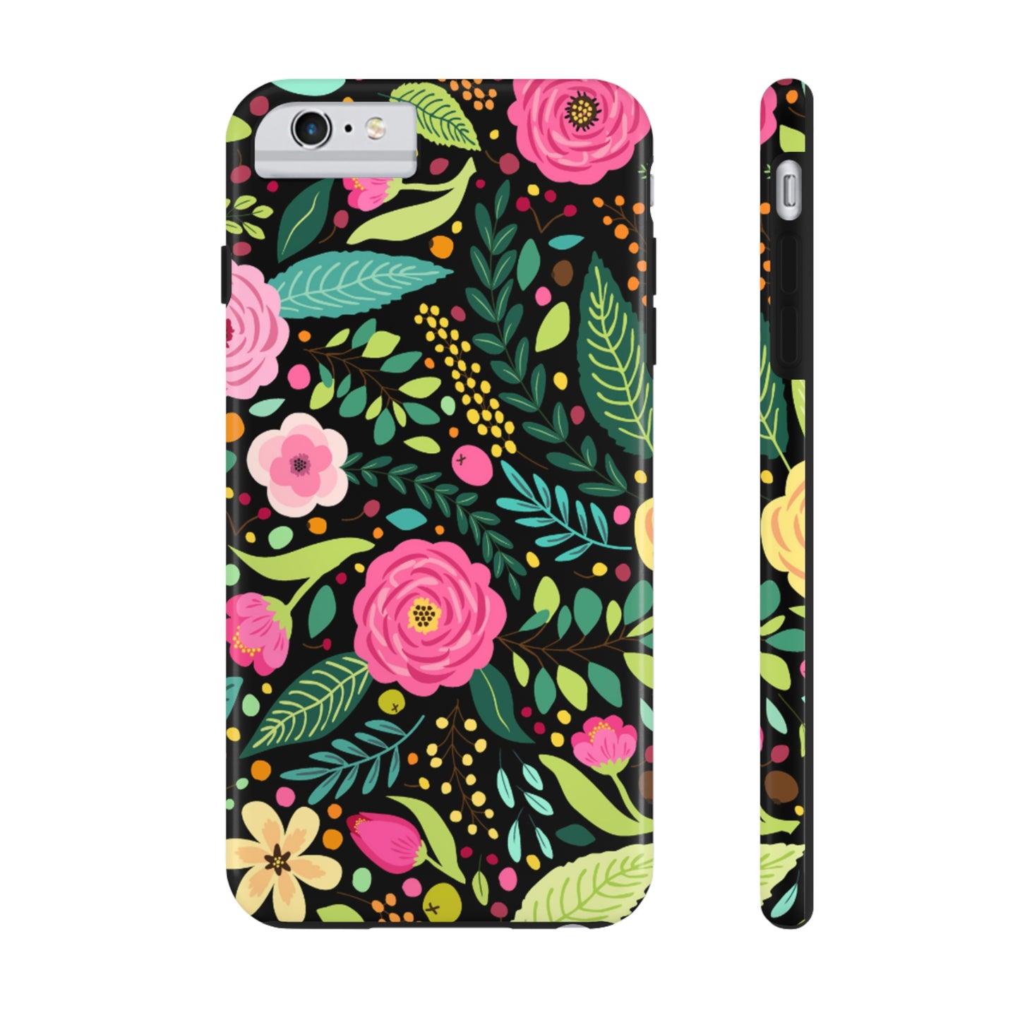 Floral and Leaves Tough Phone Cases, Case-Mate Phone Case