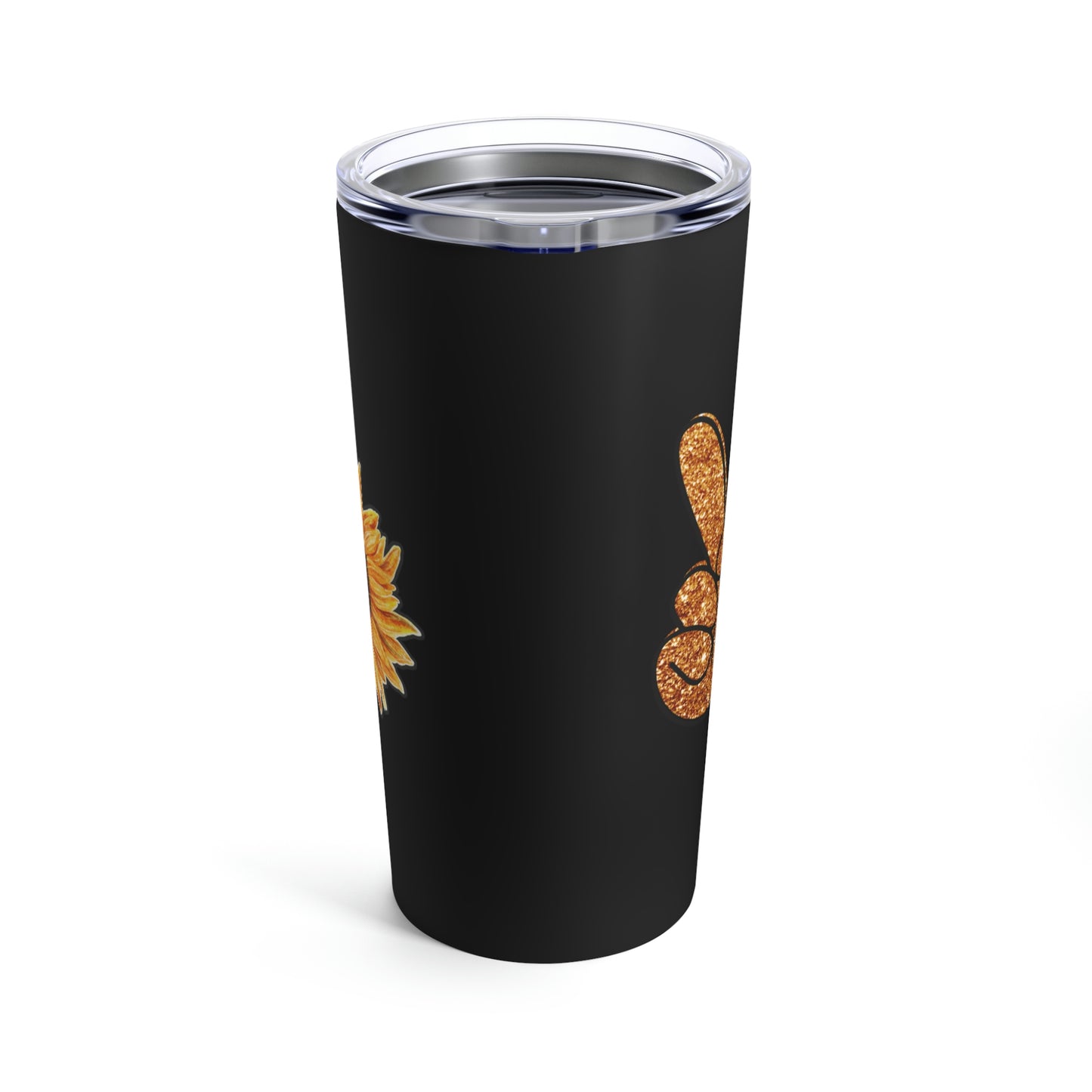 Peace Love Sunflower Tumbler 20oz drinkware