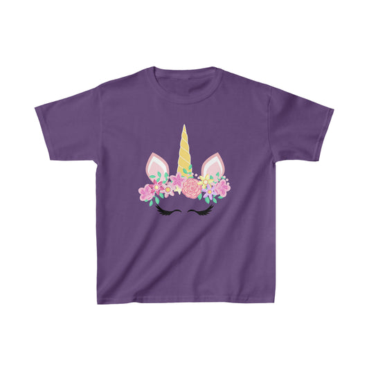 Unicorn Crown Kids Heavy Cotton™ Tee Kids Apparel