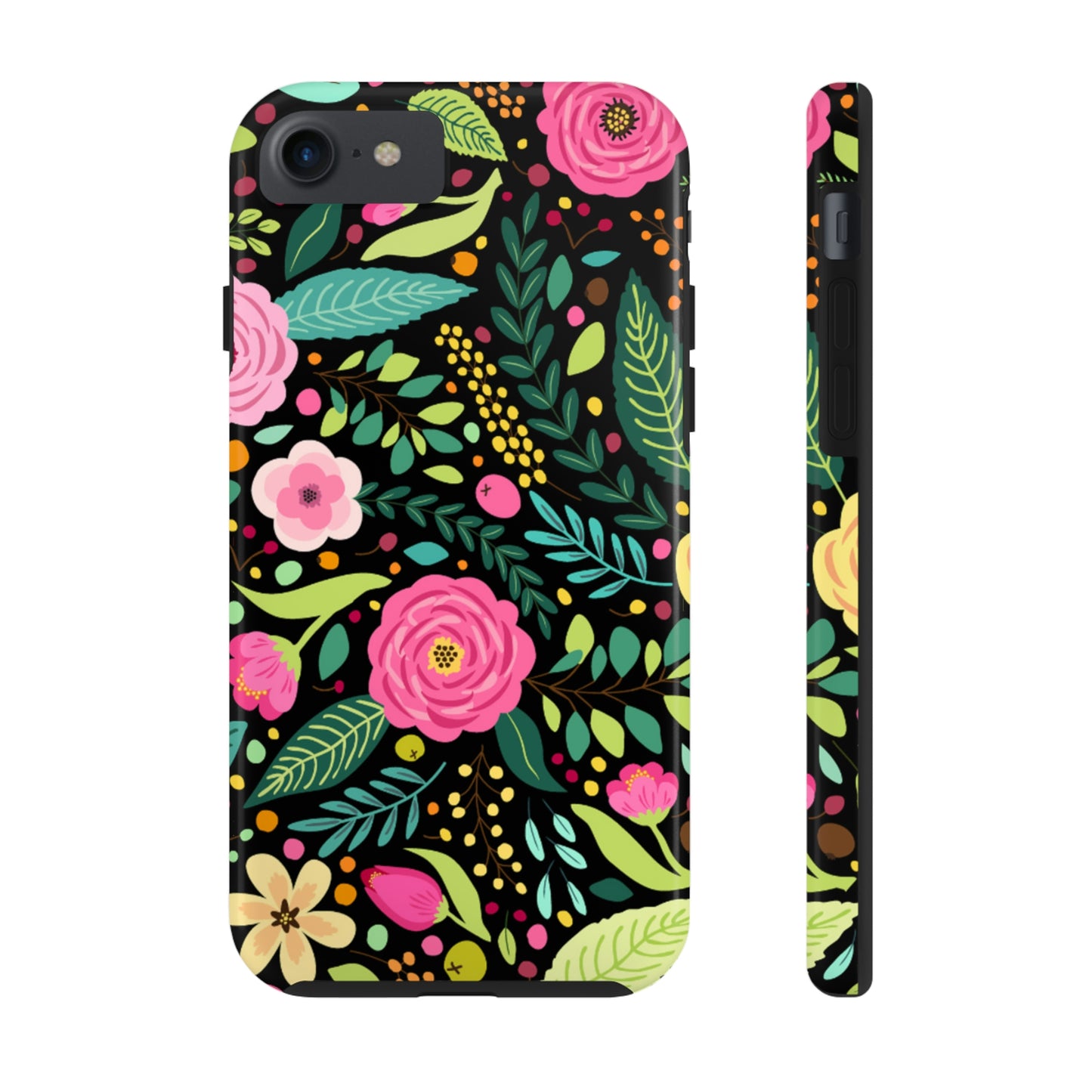 Floral and Leaves Tough Phone Cases, Case-Mate Phone Case