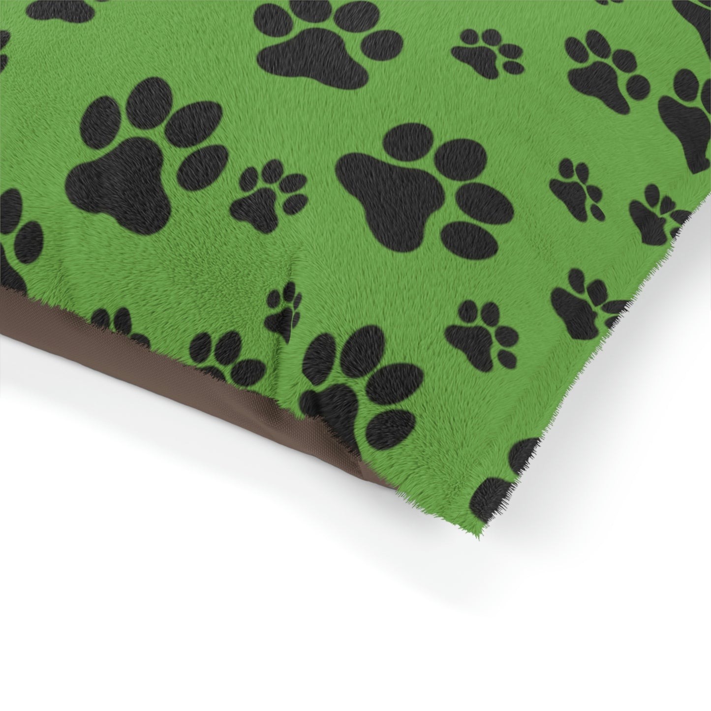 Green with Black paw Prints Pet Bed Pets!