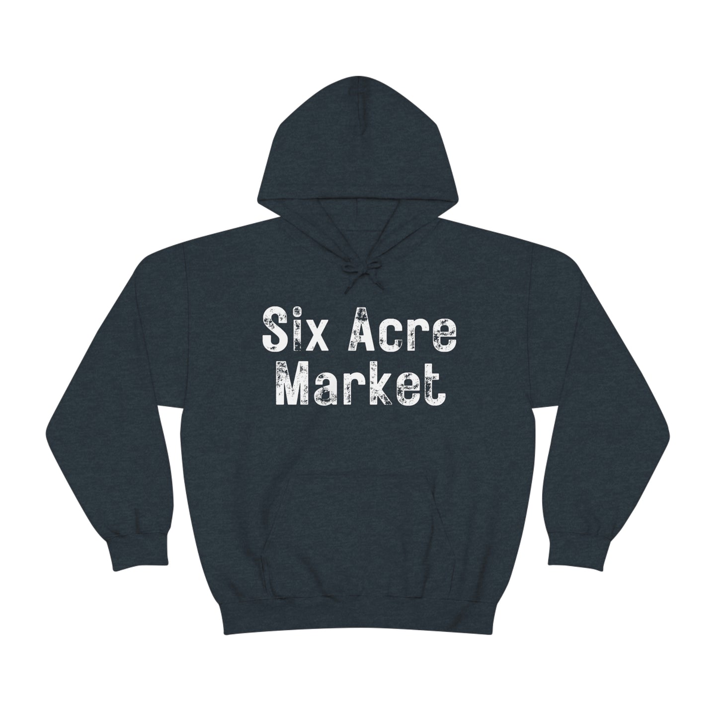 Six Acre Market Merch Unisex Heavy Blend Hooded Sweatshirt! Apparel!