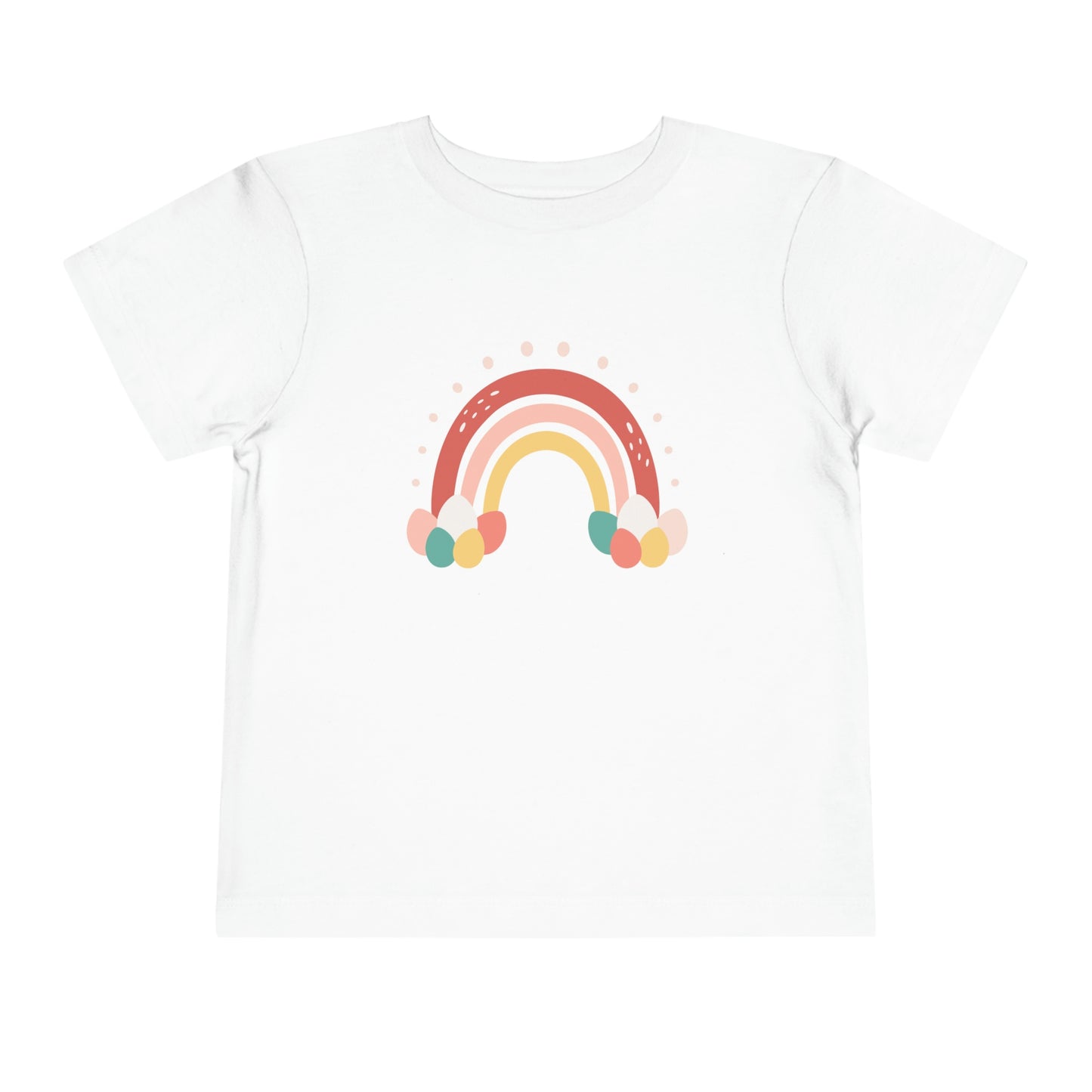 Easter Rainbow Toddler Short Sleeve Kids Apparel