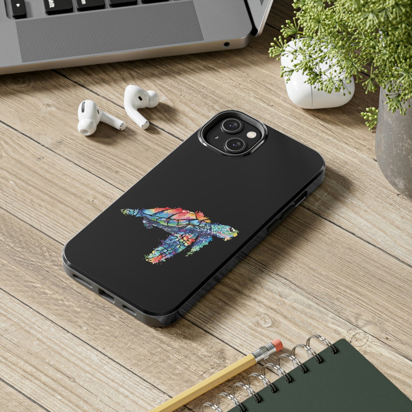 Multicolor Turtle Tough Phone Cases, Case-Mate Phone Case