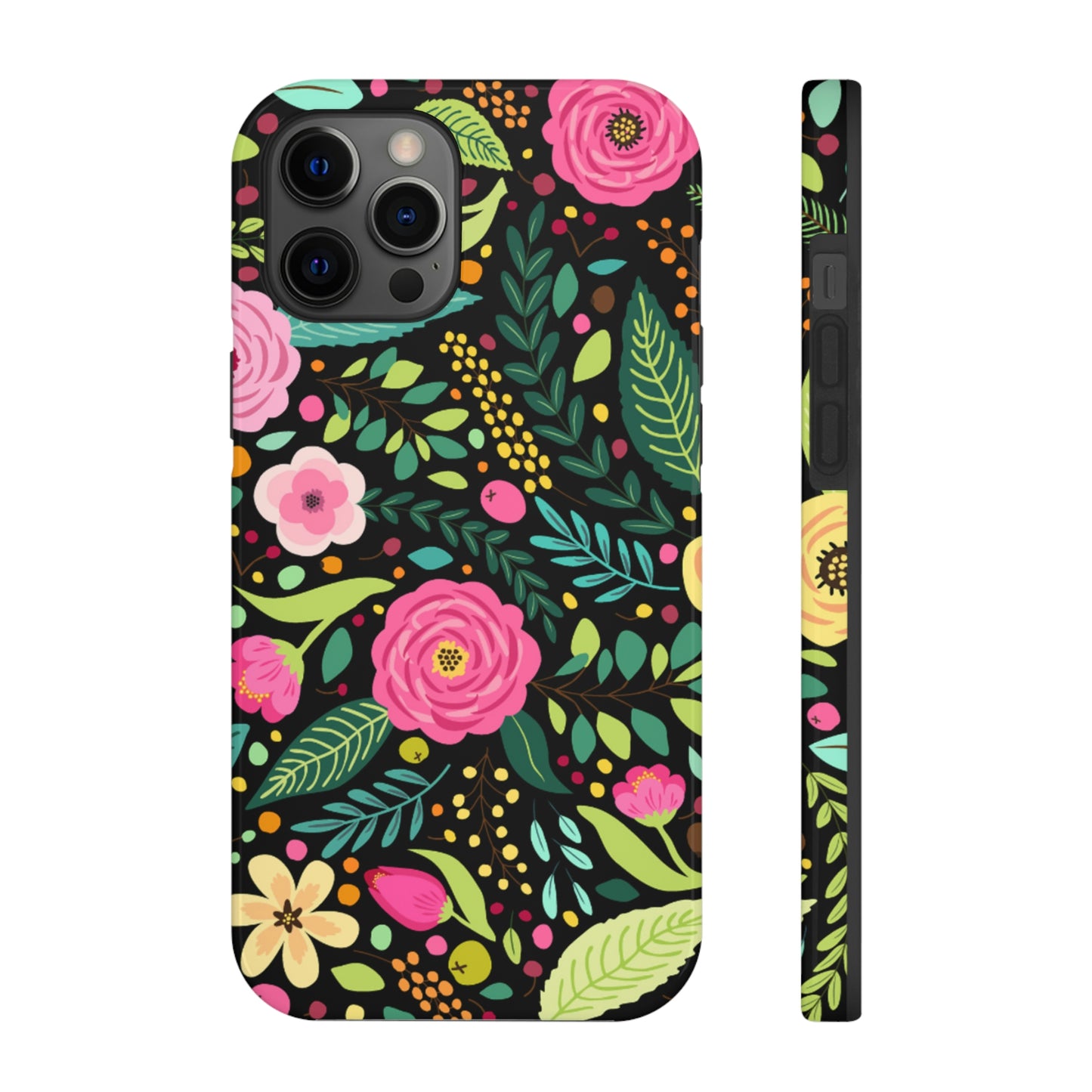 Floral and Leaves Tough Phone Cases, Case-Mate Phone Case