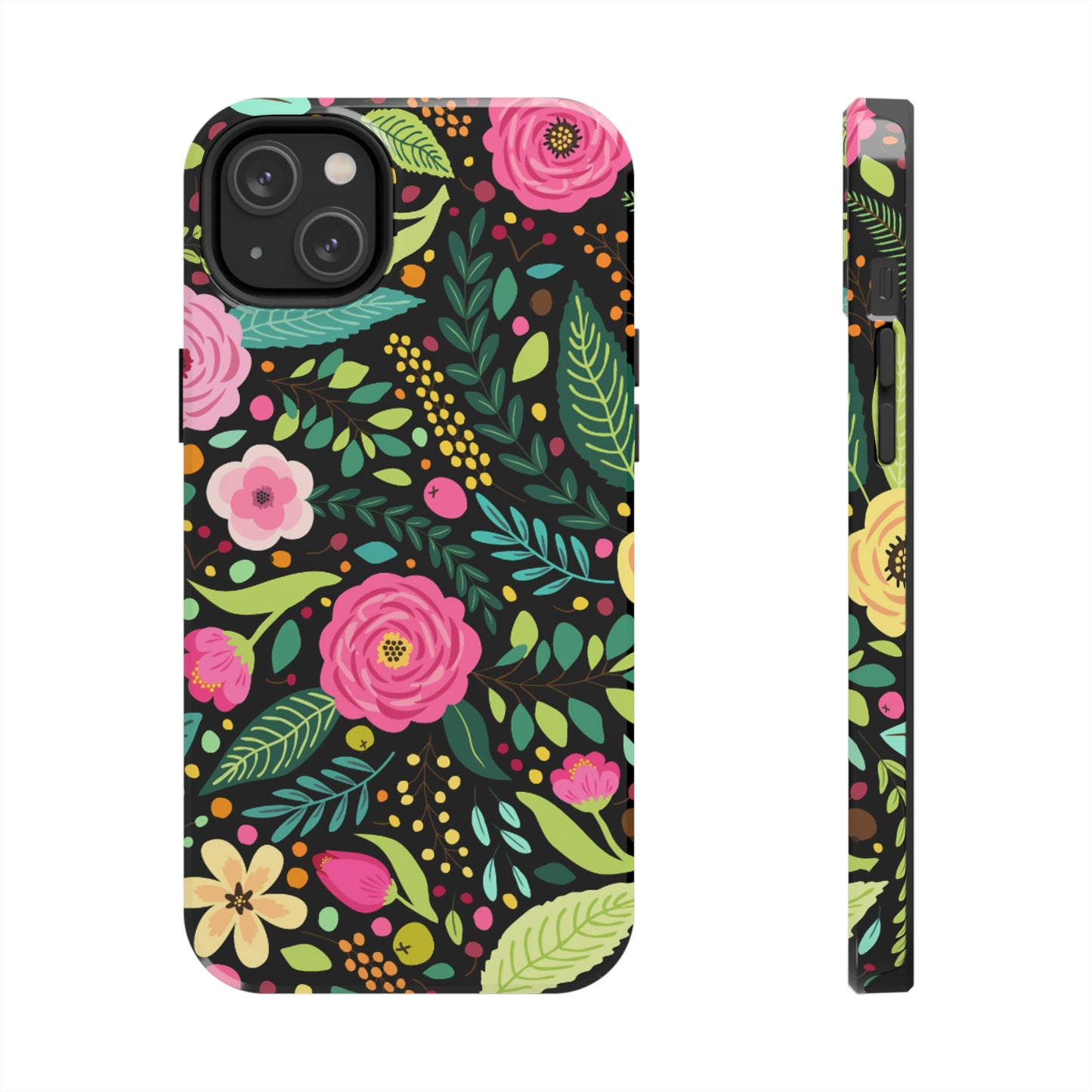 Floral and Leaves Tough Phone Cases, Case-Mate Phone Case