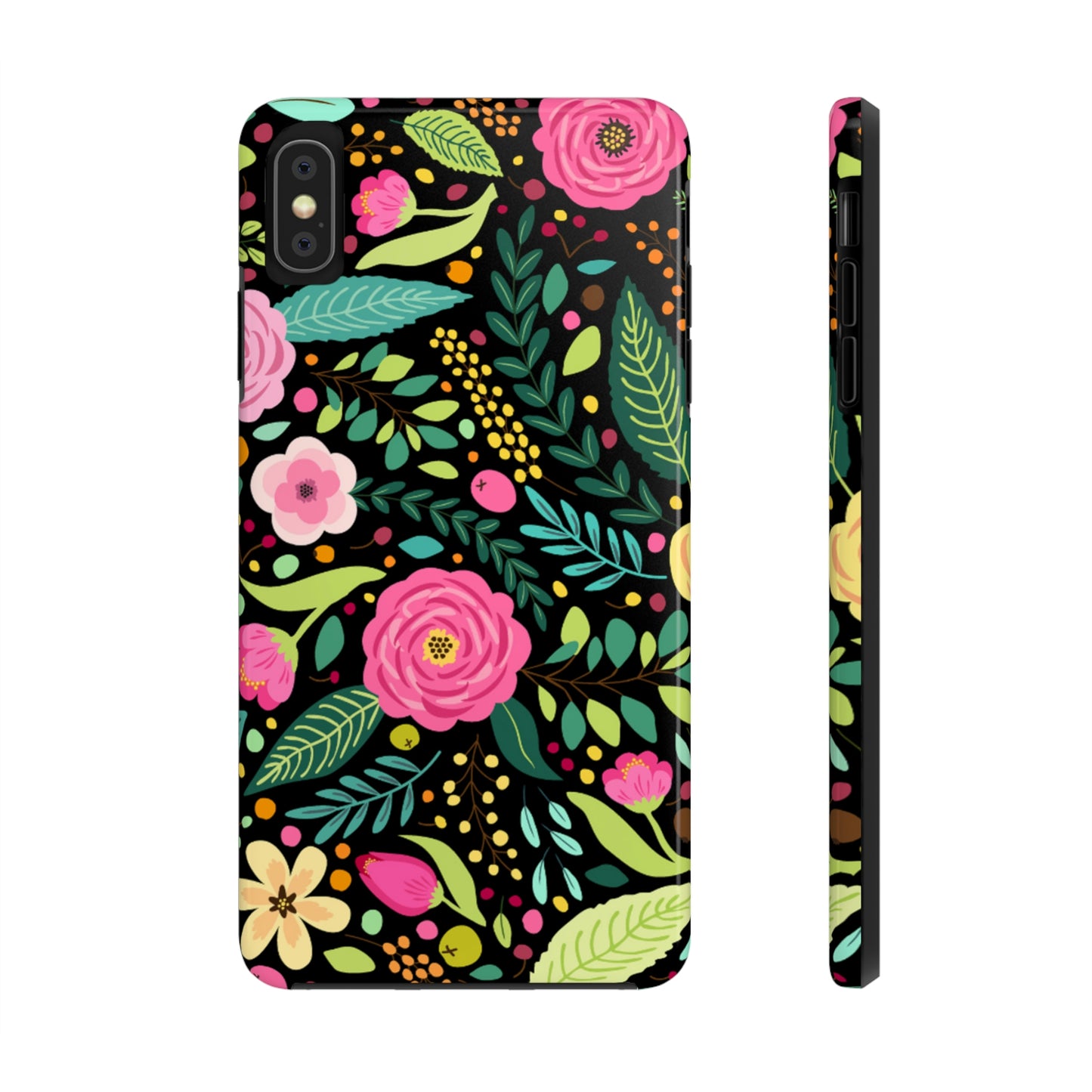 Floral and Leaves Tough Phone Cases, Case-Mate Phone Case