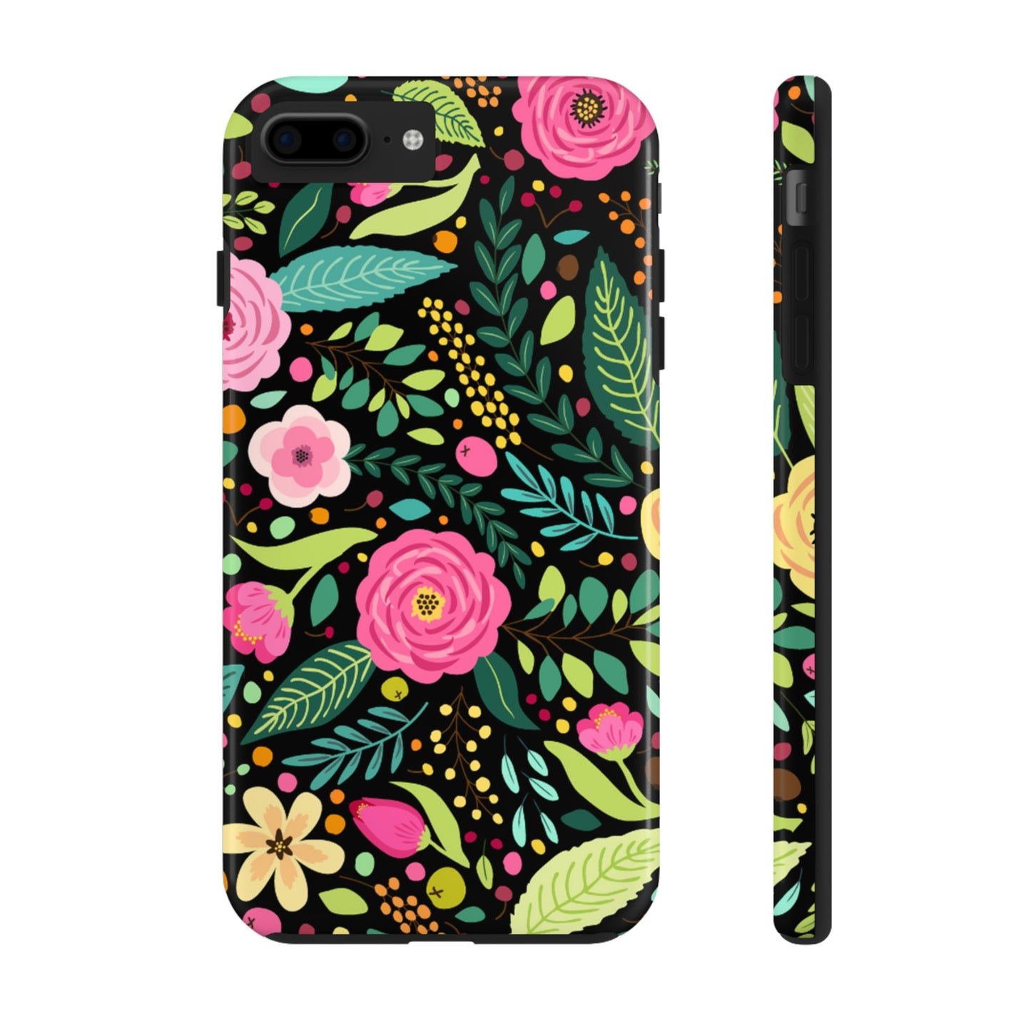 Floral and Leaves Tough Phone Cases, Case-Mate Phone Case