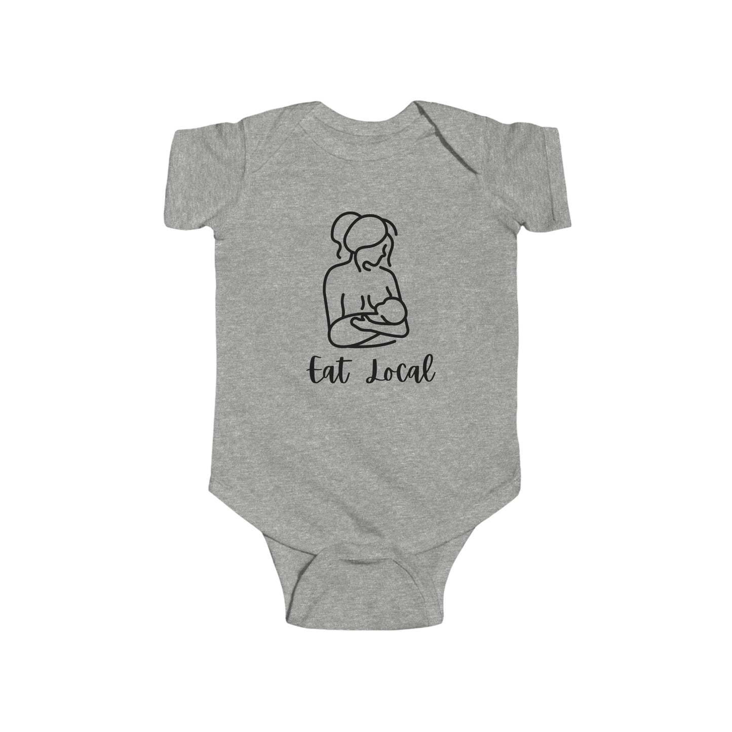 Eat Local Infant Fine Jersey Bodysuit Kids Apparel