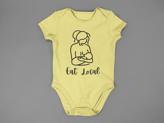 Eat Local Infant Fine Jersey Bodysuit Kids Apparel