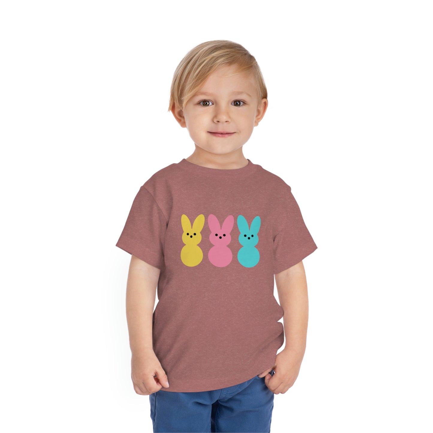 3 bunny's Easter Toddler Short Sleeve Tee Kids Apparel