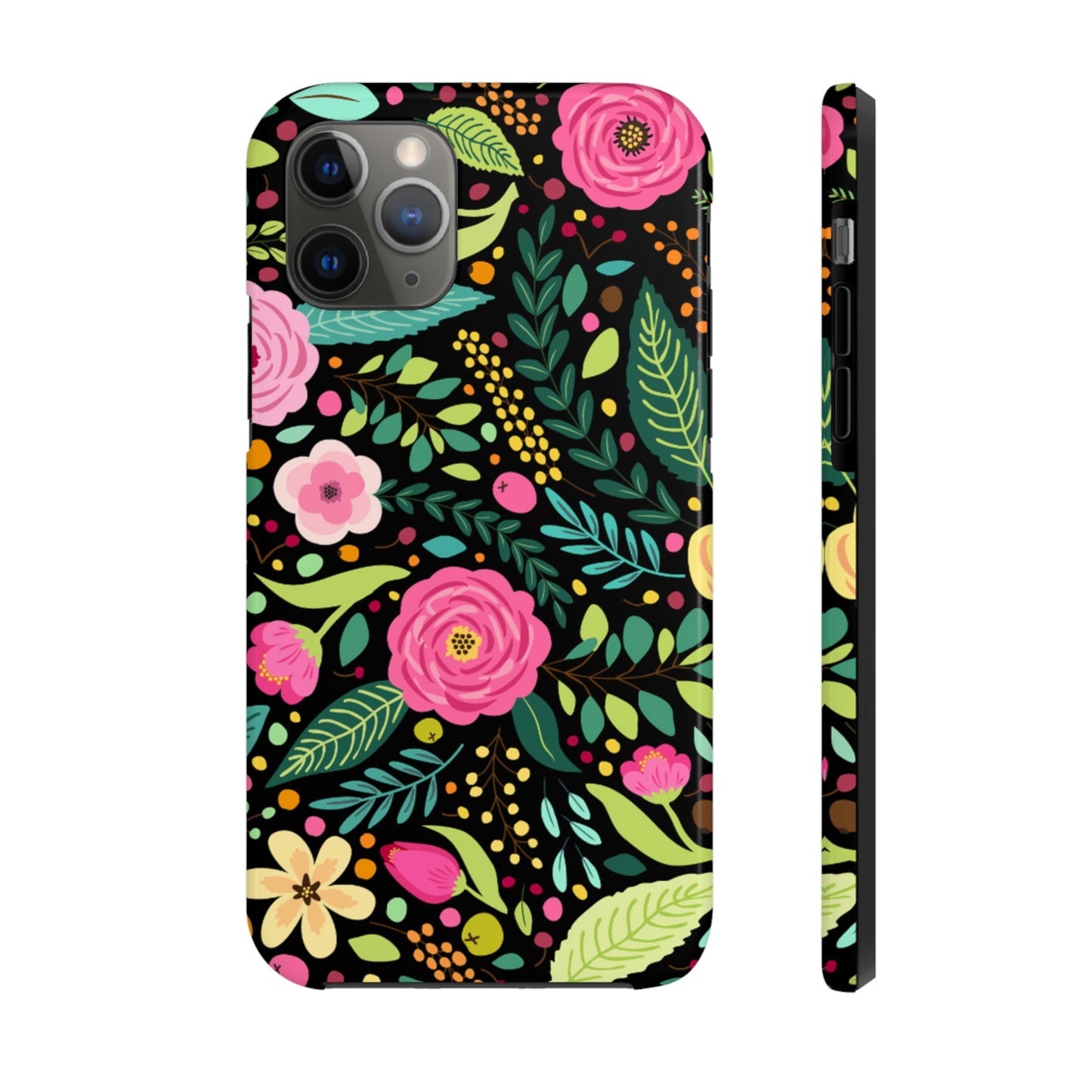 Floral and Leaves Tough Phone Cases, Case-Mate Phone Case