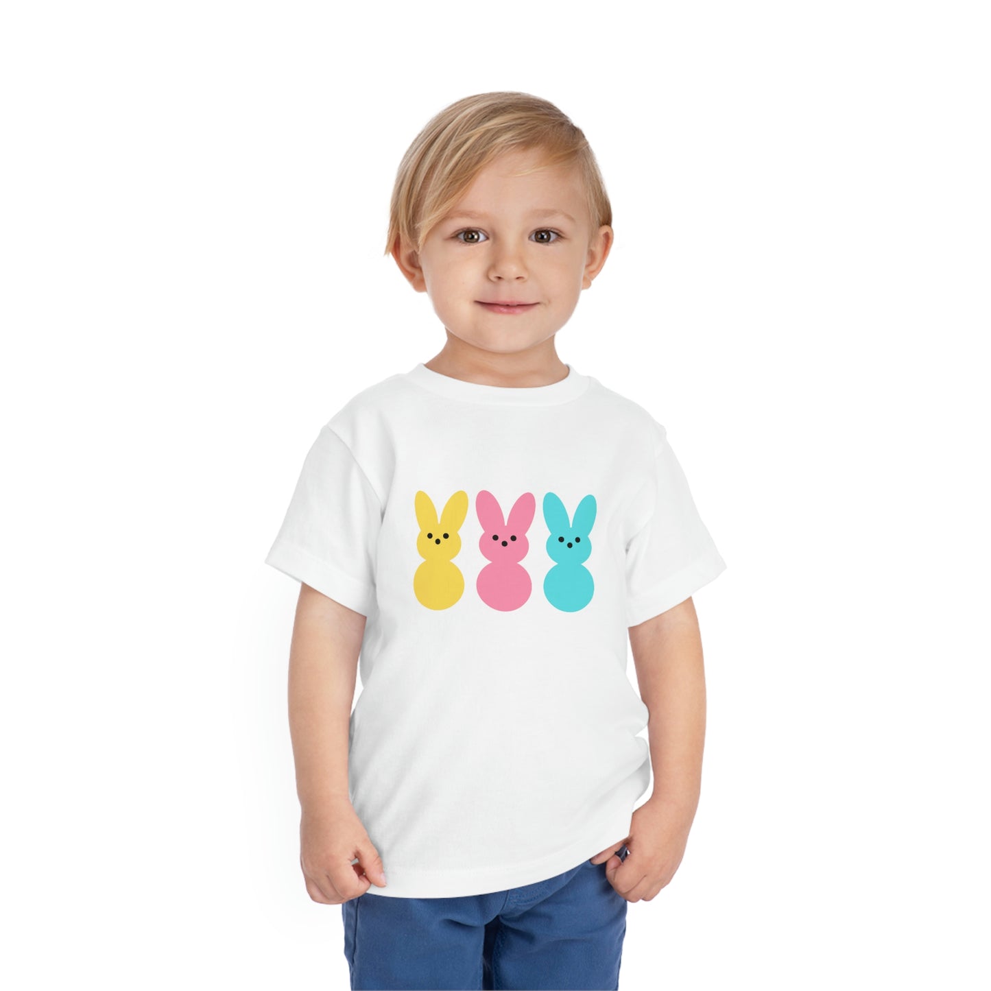 3 bunny's Easter Toddler Short Sleeve Tee Kids Apparel