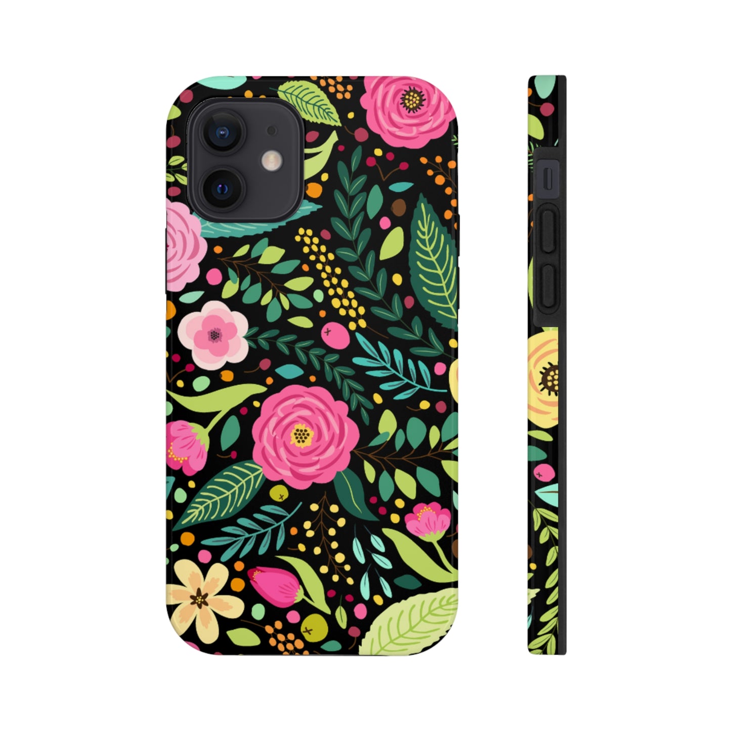 Floral and Leaves Tough Phone Cases, Case-Mate Phone Case