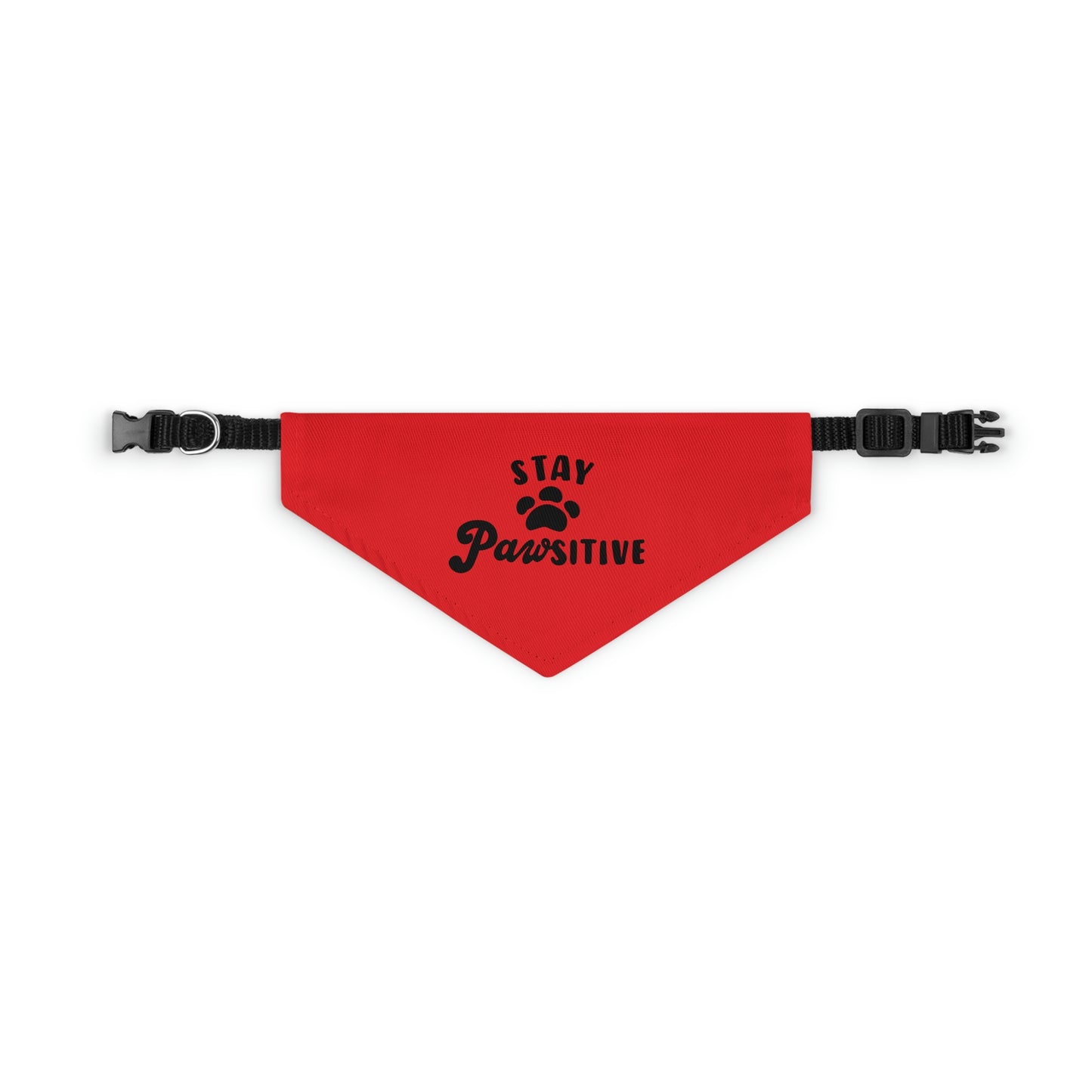 Stay Pawsitive Pet Bandana Collar Pets!