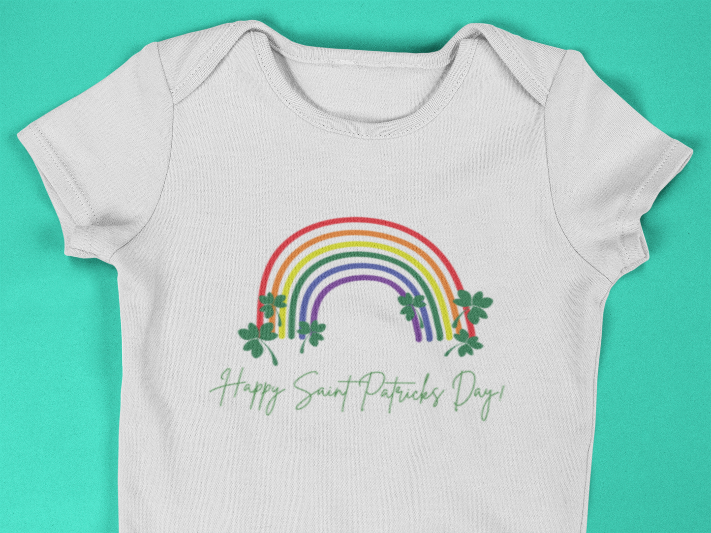 Saint Patrick's Day Rainbow Infant Fine Jersey Bodysuit Kids Apparel