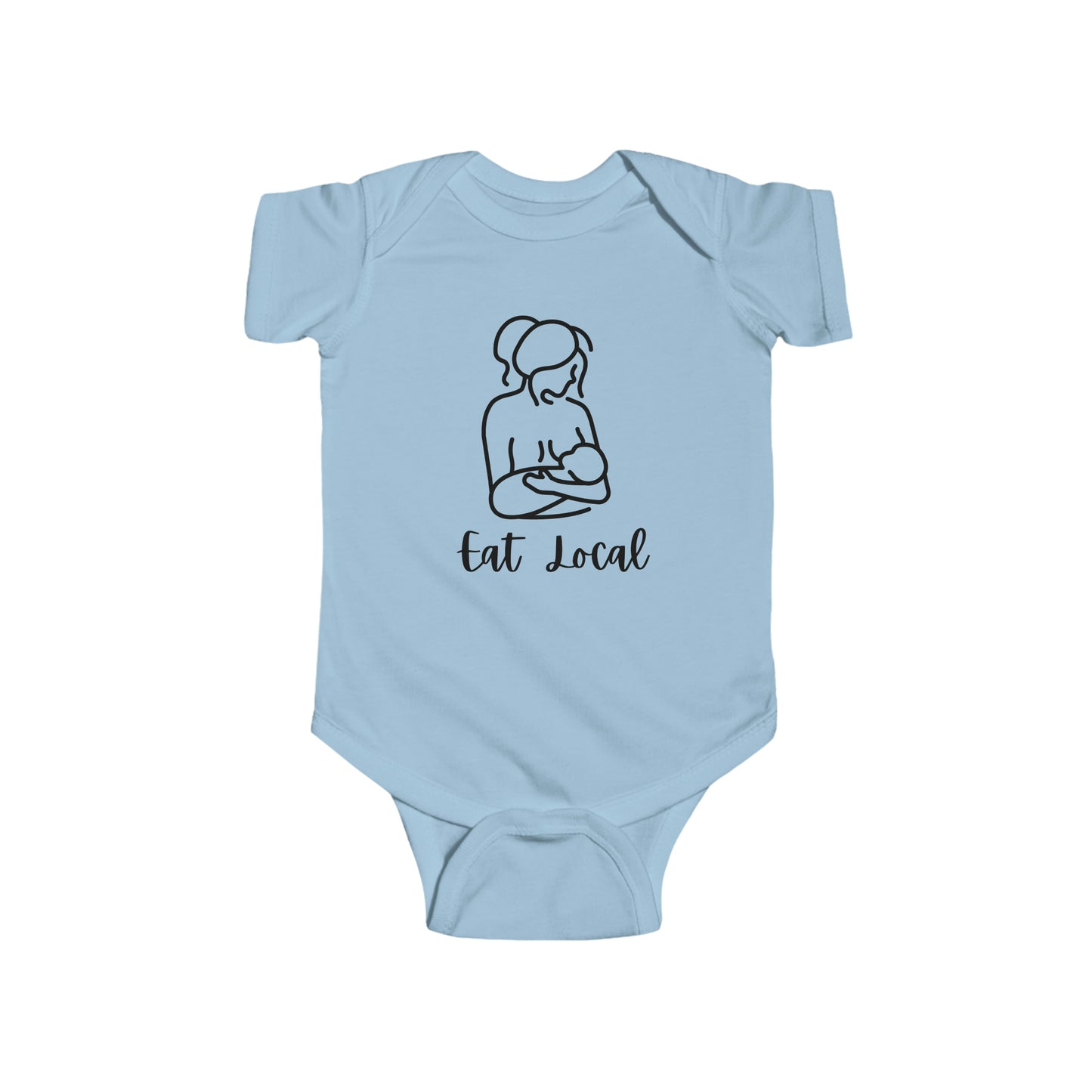 Eat Local Infant Fine Jersey Bodysuit Kids Apparel