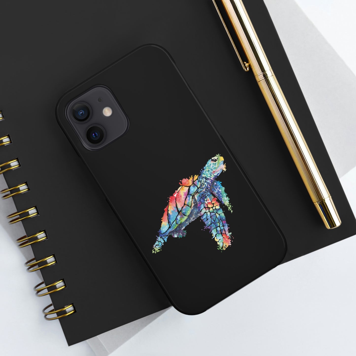 Multicolor Turtle Tough Phone Cases, Case-Mate Phone Case