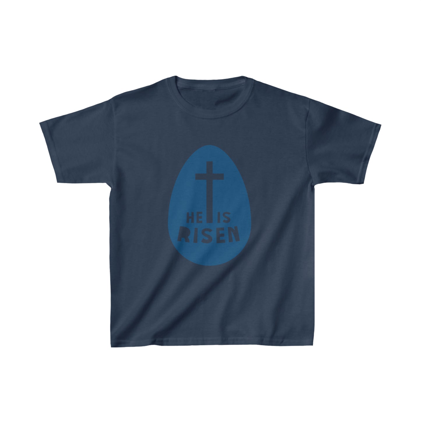 Easter Egg- He is Risen Kids Heavy Cotton™ Tee