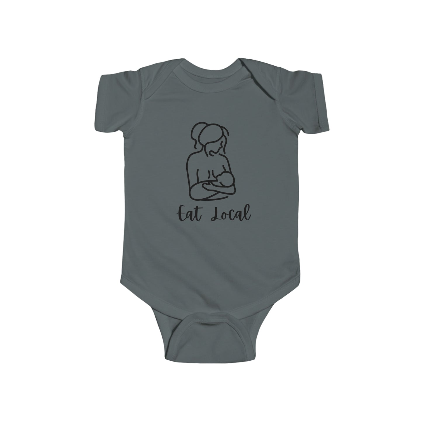 Eat Local Infant Fine Jersey Bodysuit Kids Apparel