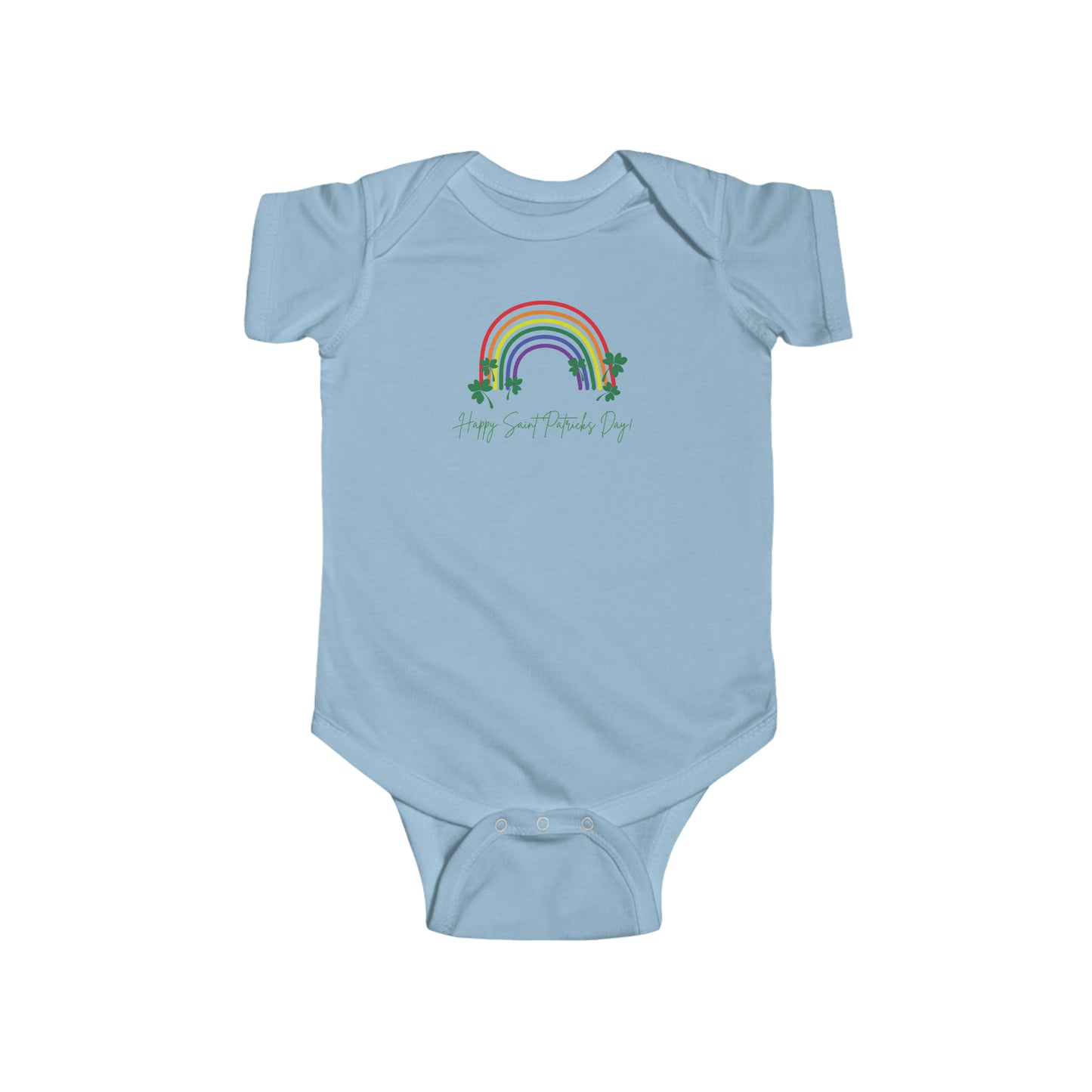 Saint Patrick's Day Rainbow Infant Fine Jersey Bodysuit Kids Apparel