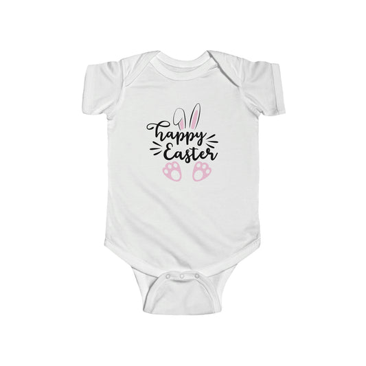 Happy Easter Infant Fine Jersey Bodysuit Kids Apparel