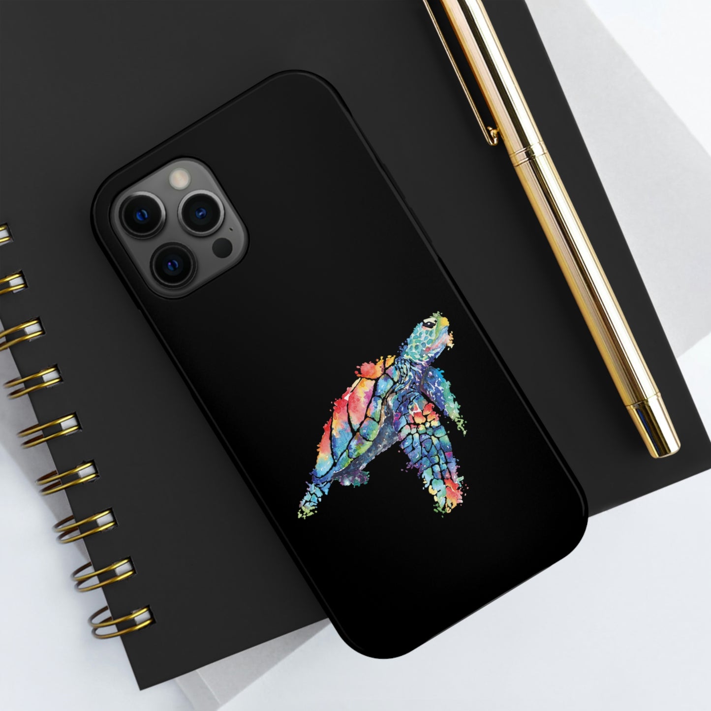 Multicolor Turtle Tough Phone Cases, Case-Mate Phone Case